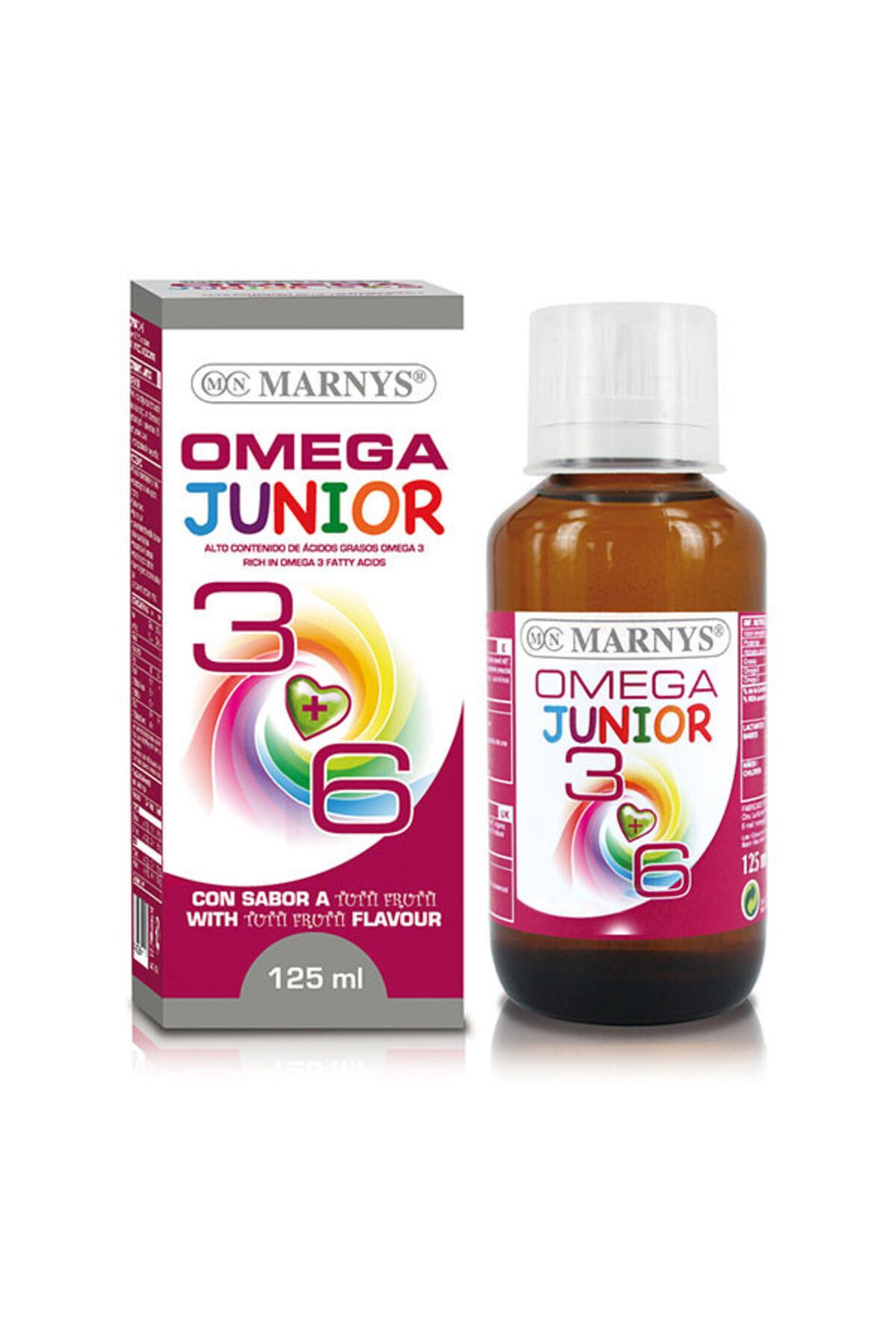 Marnys-Omega Junior 3 + 6 with Tutti Frutti, 125ml 1