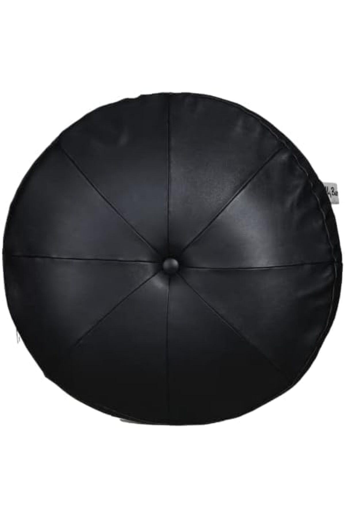 My Bum-Mybum Hypnosis Lederkissen, Dekokissen rund, Bodenkissen aus echtem Leder, 100% echt Leder I 3