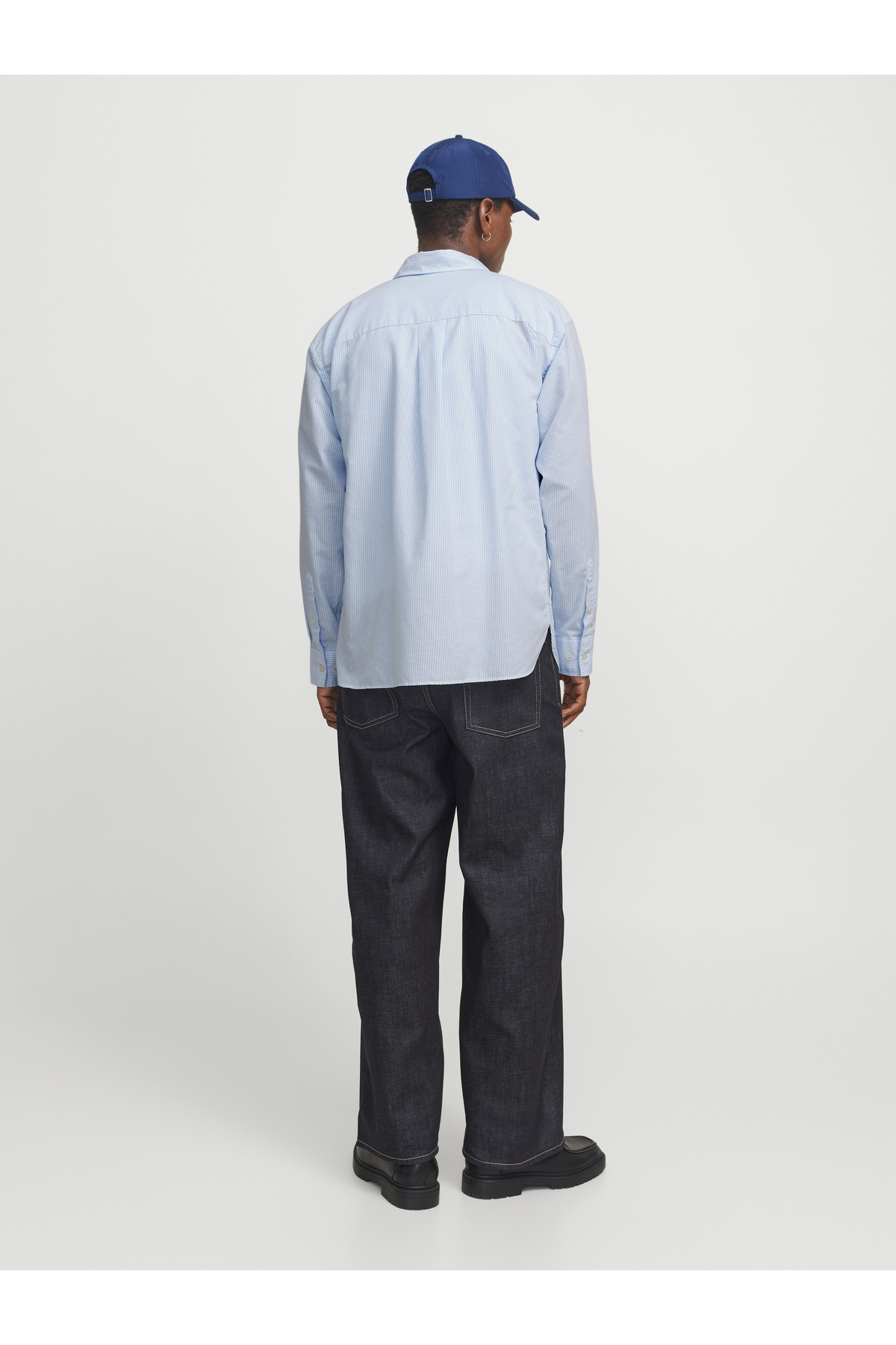 پیراهن جک اند جونز مردانه آکسفورد آبی   Regular/رگولار      | Jack & Jones 12266170 DK - تصویر 6