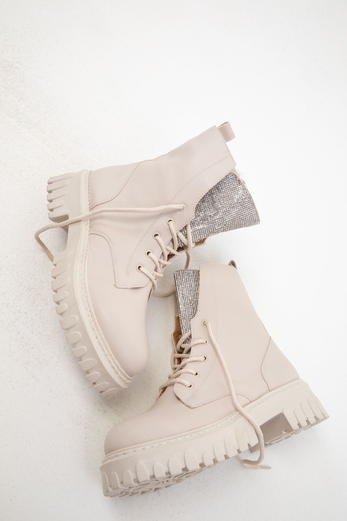 SOHO-Μπεζ Γυναικείες Μπότες - 20053 Model Bootie 4