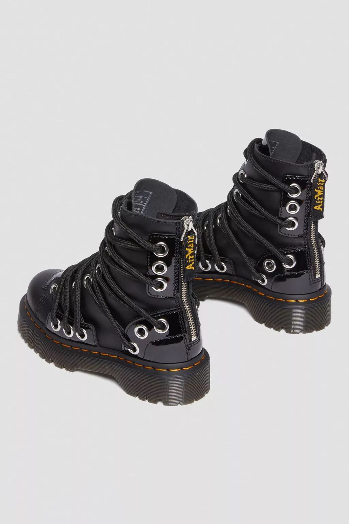Dr. Martens-DARIA BEX FEKETE LUCIDO+PATENT LÁMPA 3
