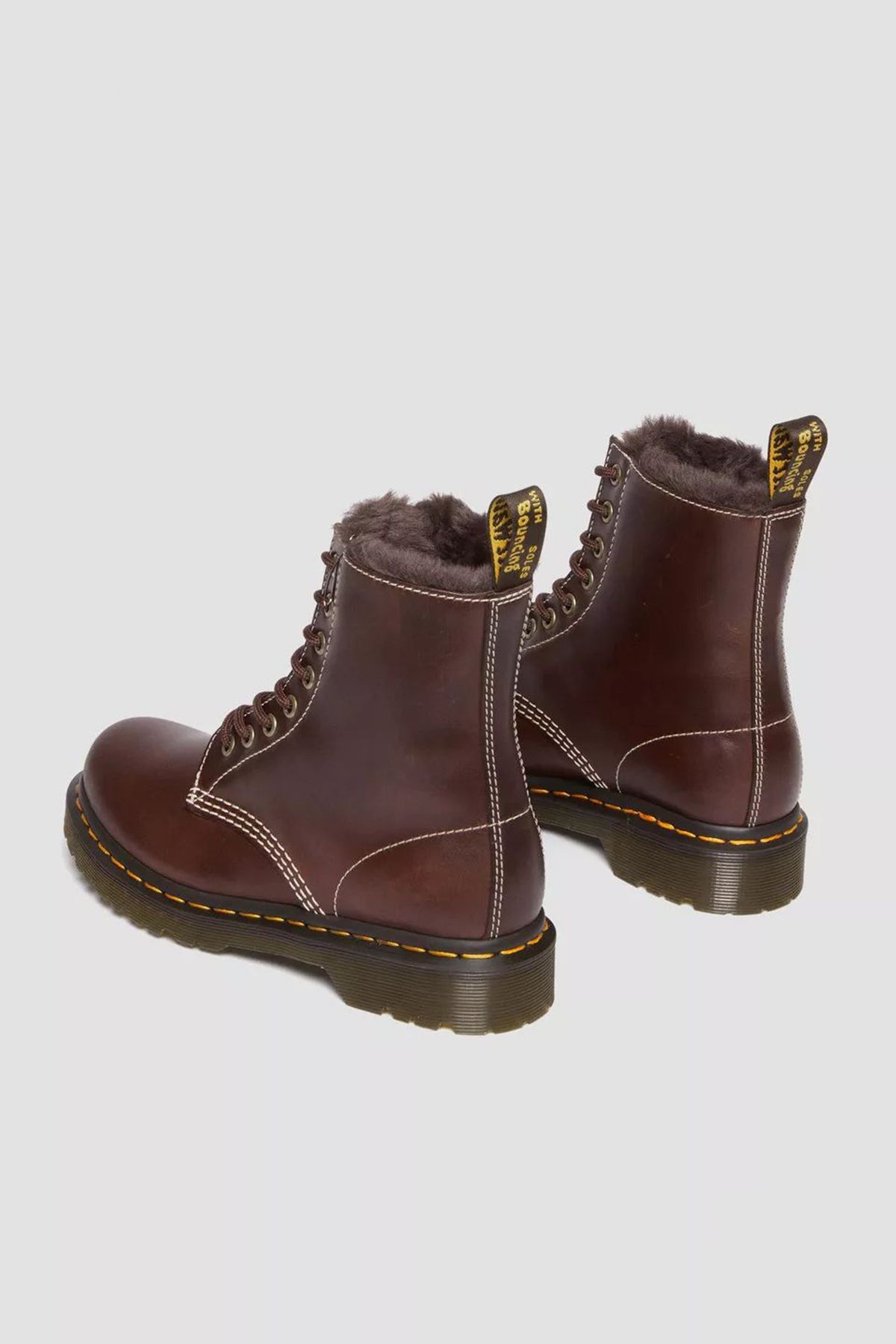 Dr. Martens-Stiefel & Booties Damen/Mädchen Dunkelbraun 3