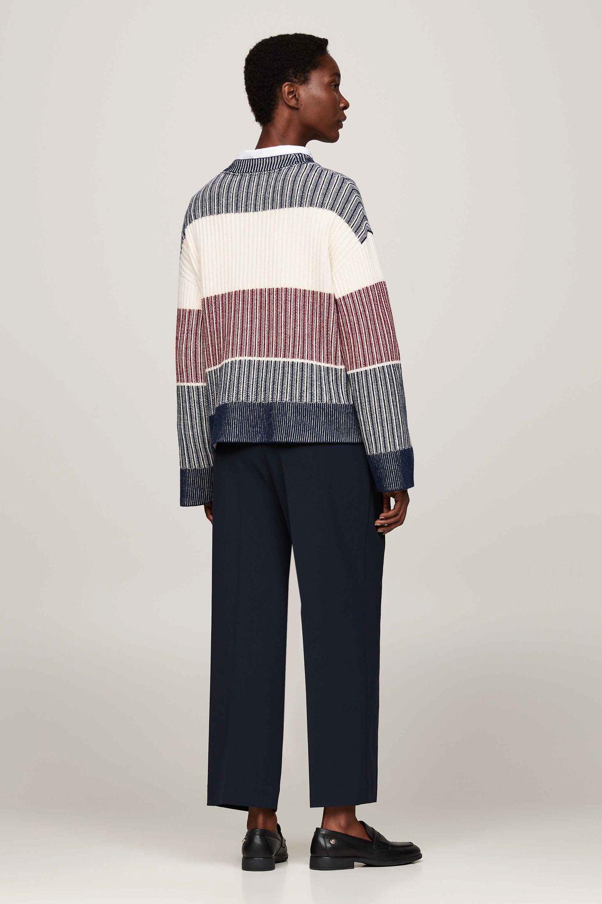 Tommy Hilfiger-TH Global STP - AOP LS C-NK SWT ruházat 3
