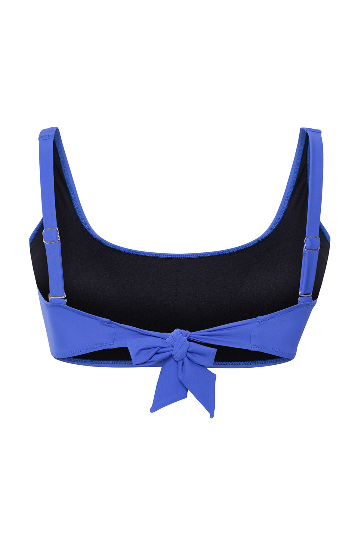 Trendyol Curve-Modrý vršek bikin s čtvercovým výstřihem Bralette Plus Size Tbbss23Ct00005 8