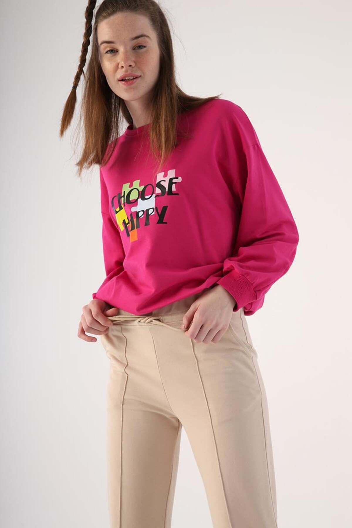 ALLDAY-Beige01-Sweatpants with Pockets 5