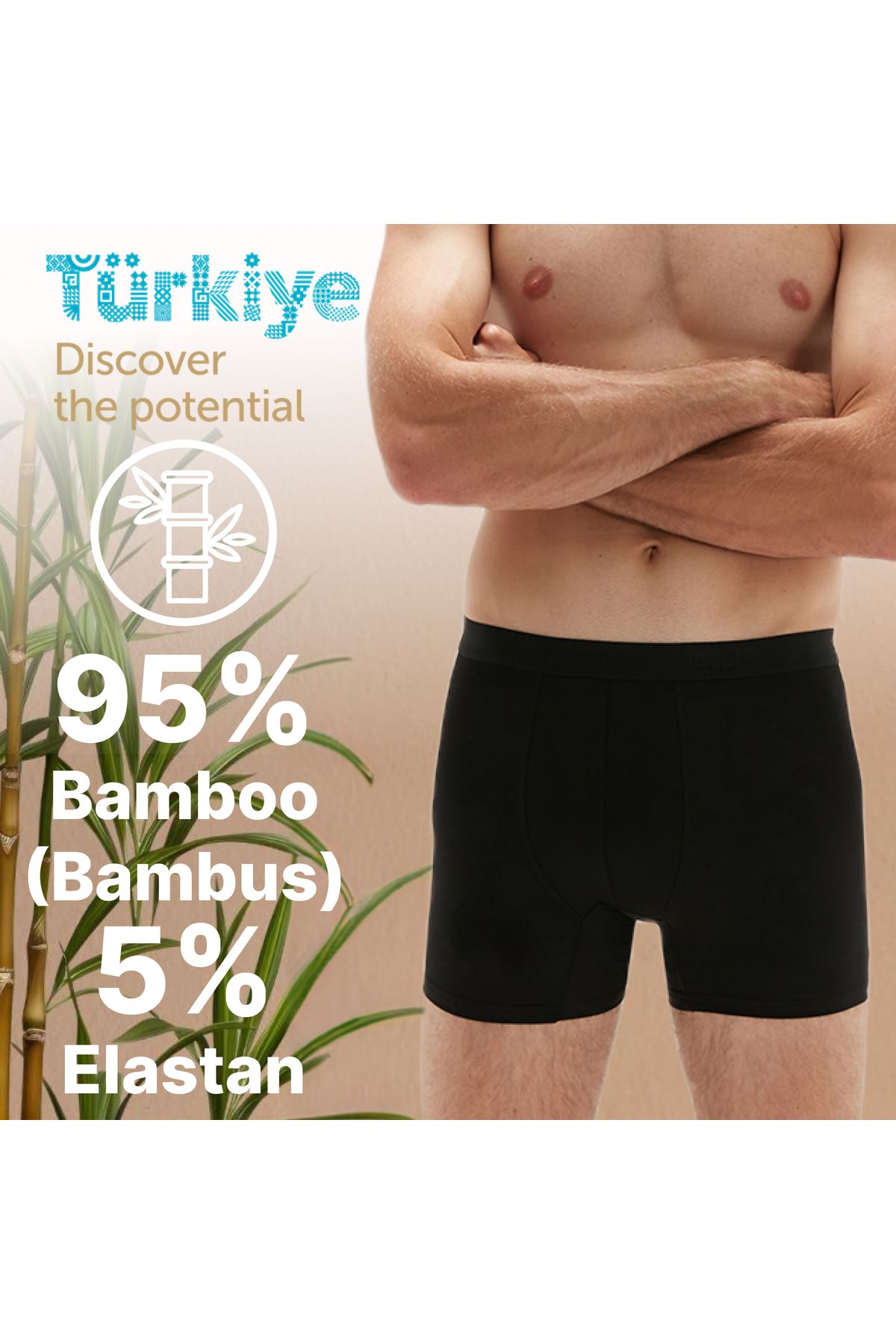 ERDEM İÇ GİYİM-Bambus-Boxershorts für Herren, 1/3/6/9-Multipack, Premium-Herrenunterwäsche, Boxershorts für Männer, bequeme Unterwäsche M 3