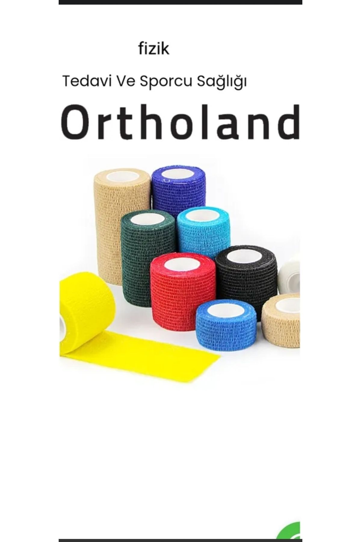 Ortholand COBAN BANDAJ 5 cm x 4.5 mt. ( 20 ADET) KARIŞIK RENK