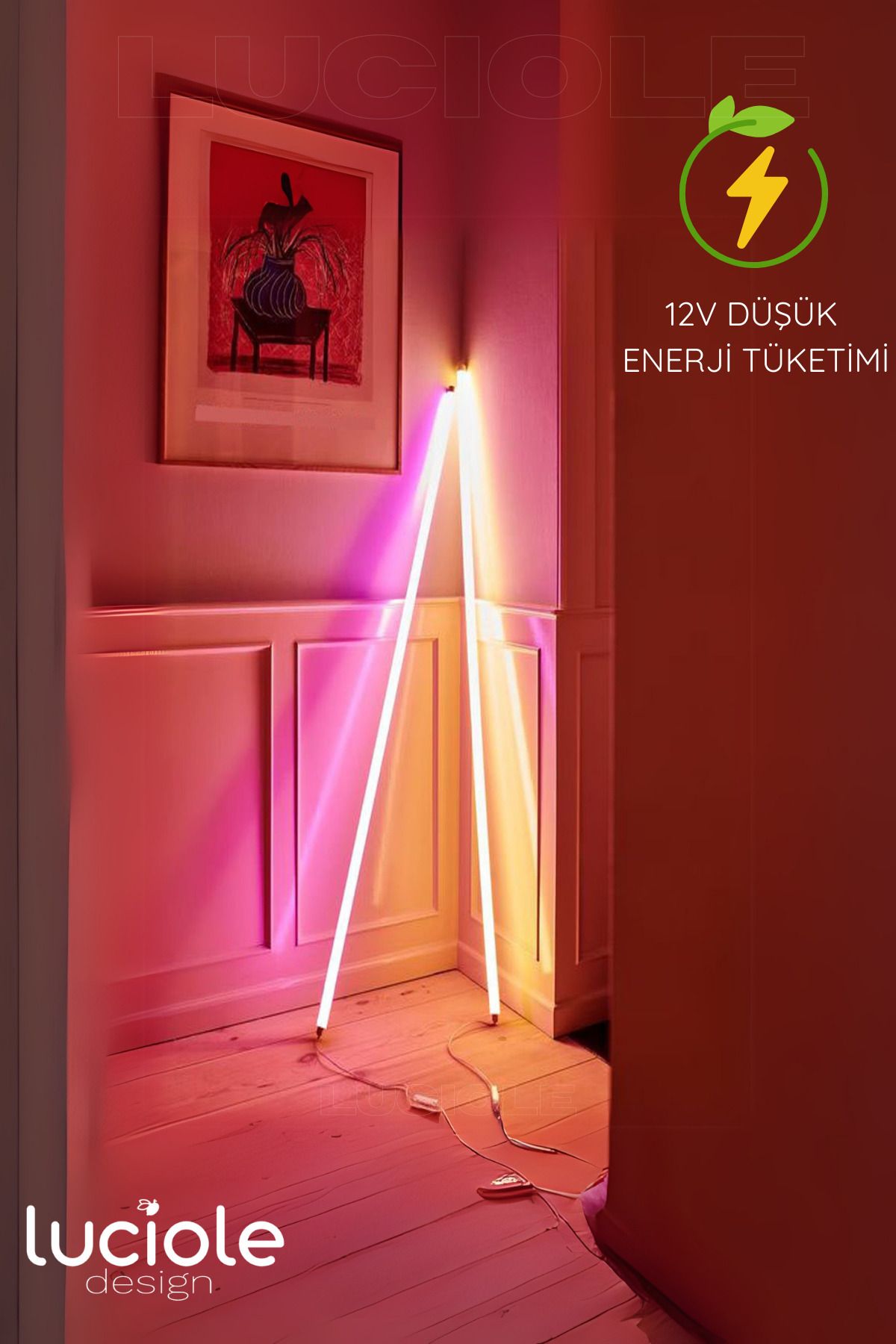 luciole-RGB Led Strip Tube Light Led الشمعدان التحكم عن بعد ضوء المصباح الكهربي الإضاءة الملونة APLTUBE3 3