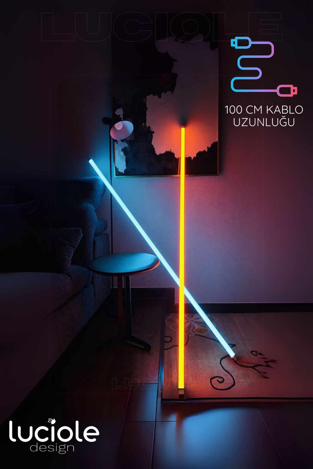 luciole-RGB Led Strip Tube - Remote Controlled Light Lamp, Lighting Color APLTUBE 2