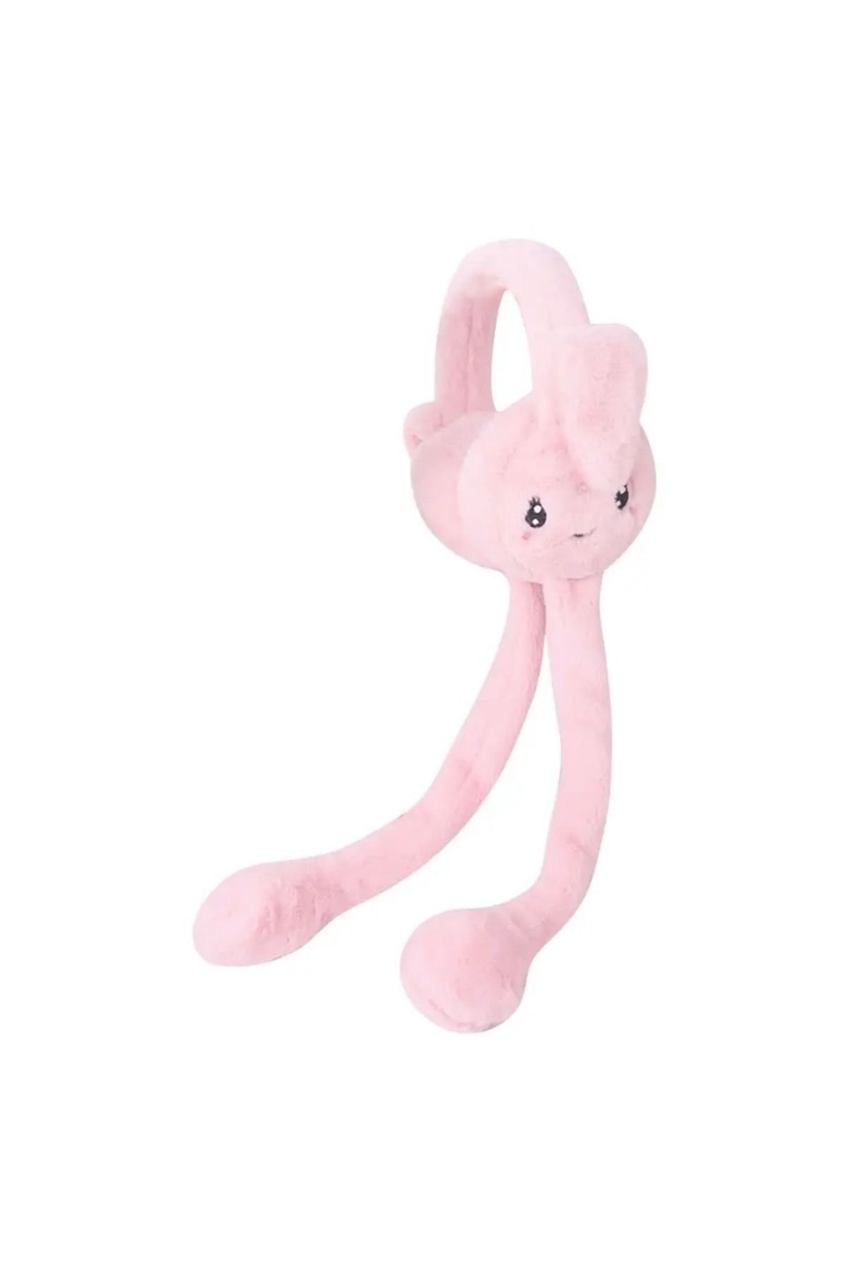SHEKER HOME-Light Pink Plush Headset with Movable Mechanism 4