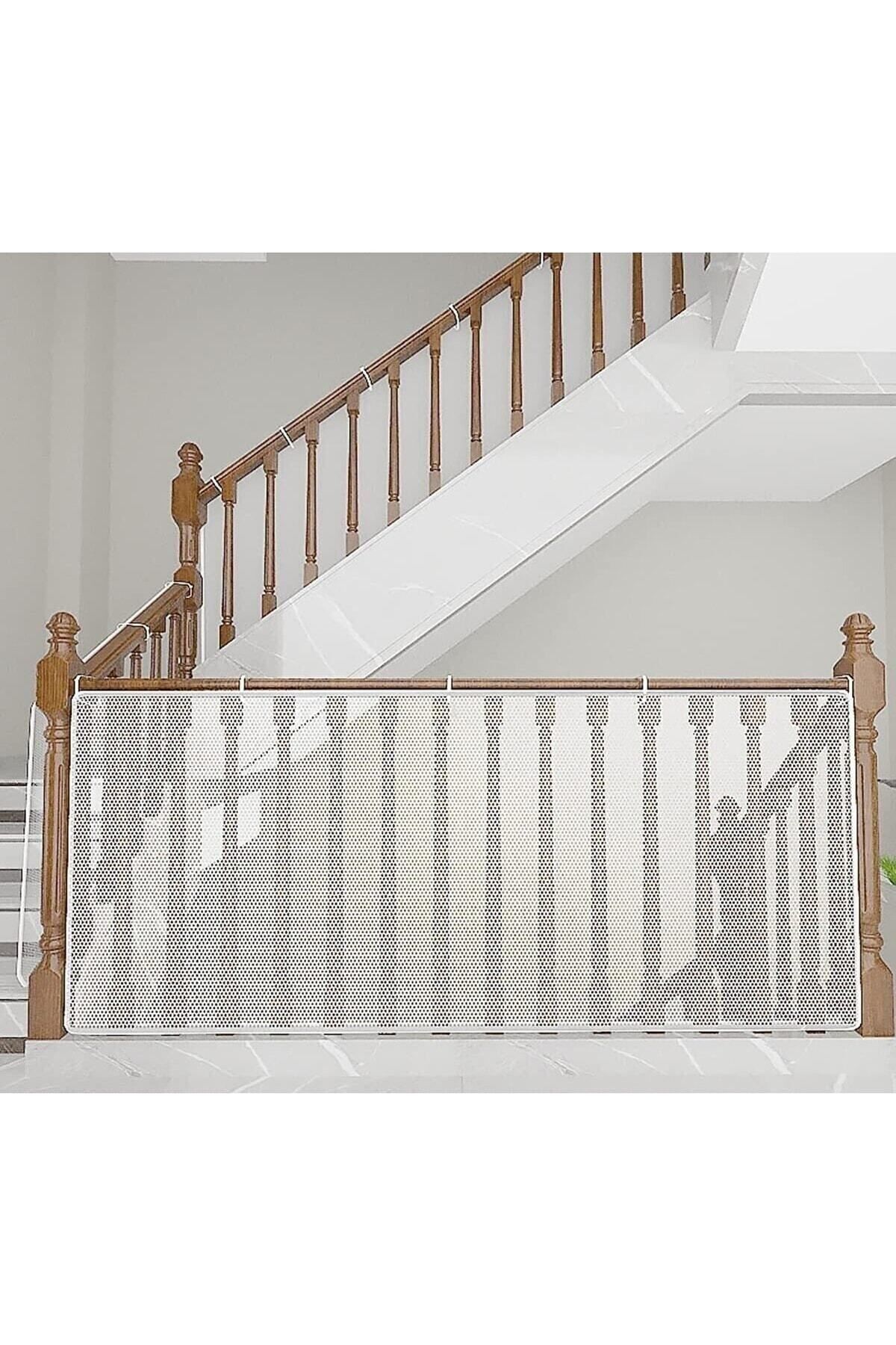 MorPort Ultra Lüx Çocuk Ve Evcil Hayvan Için Korkuluk Balkon Merdiven Filesi Çocuk Güvenlik Filesi Koruyucu fotoğrafı 4 (önizleme)