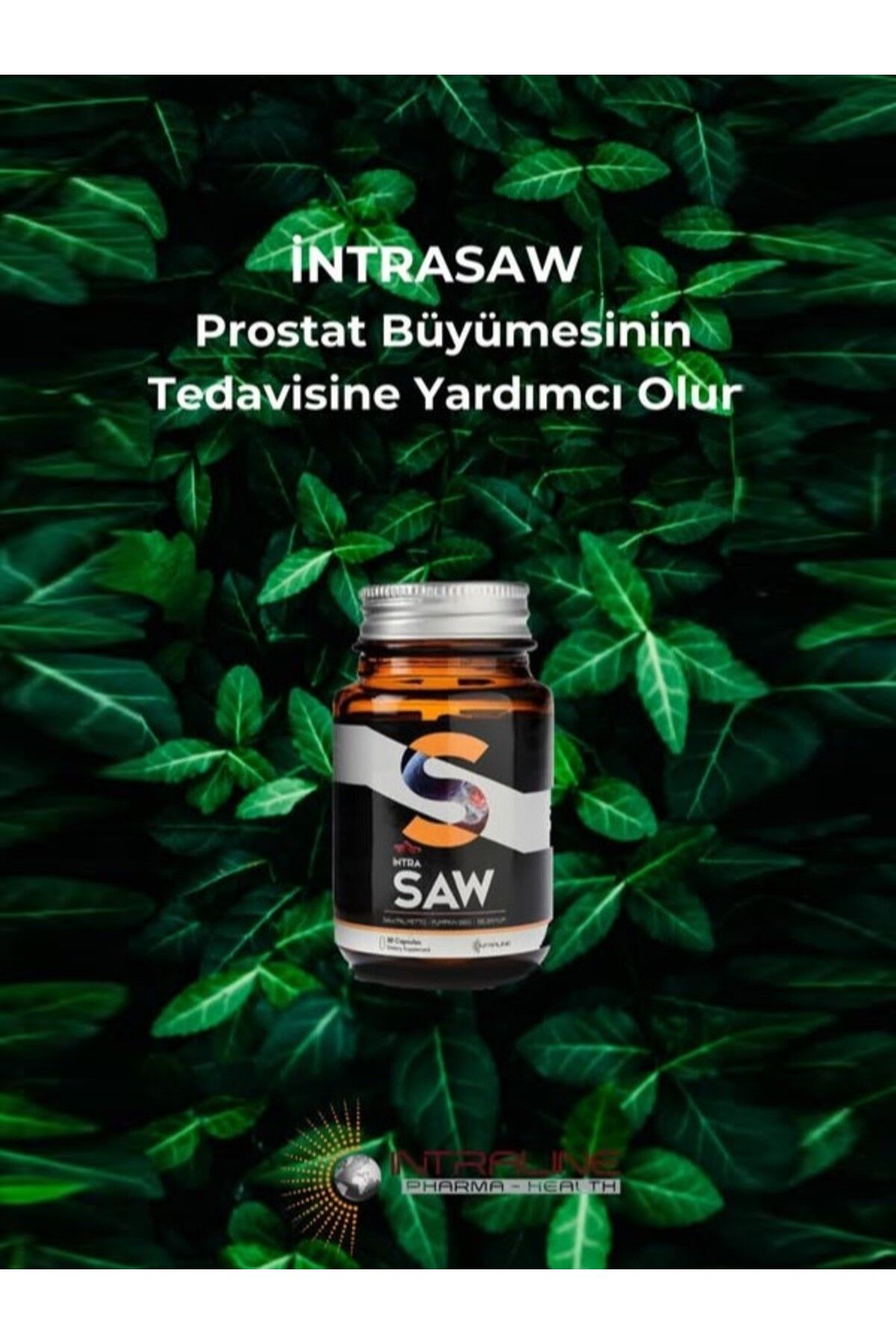 Intraline-Intra Saw Palmetto Pumpkin Seed Selenium 30 Capsules 3