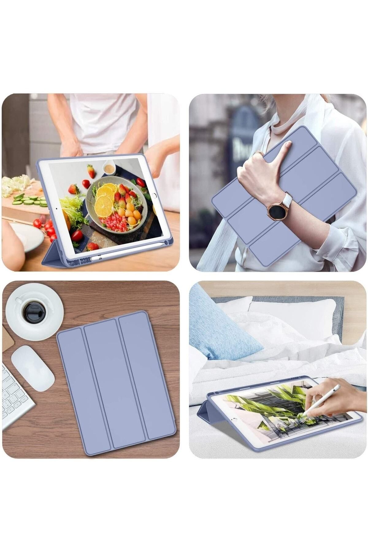 UnDePlus-ابل ايباد 98.7.حافظة ذكية مقاس 10.2 بوصة مع حجرة قلم A2602 A2603 A2604 A2605 6
