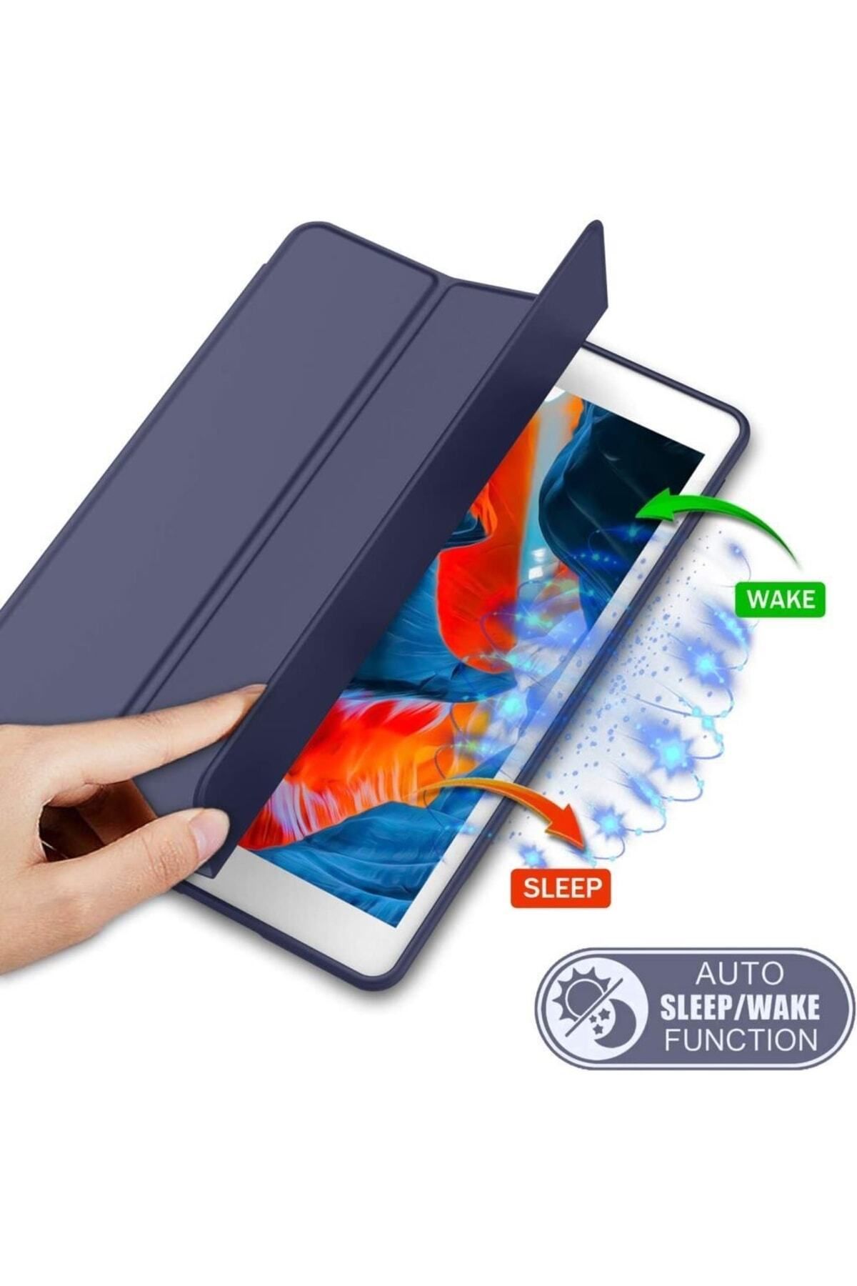 UnDePlus-Apple Ipad 9th 8th 7th Generation 10.2" Case Smart Case with Pencil Compartment A2602 A2603 A2604 A2605 4