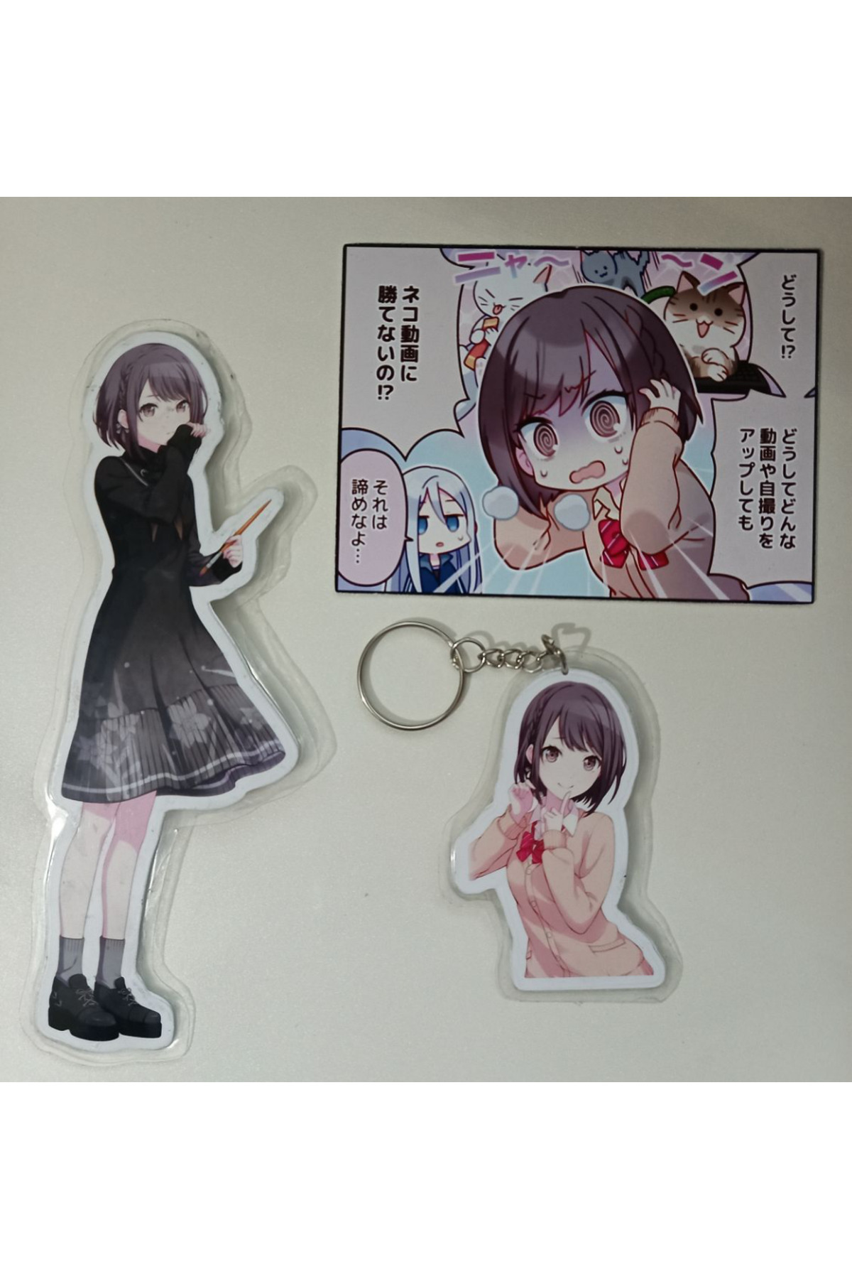 nihonwosekai Hatsune Miku Pjsekai Colorful Anime Anahtarlık Kitap Ayracı Seti PVC Laminasyon Kaplama