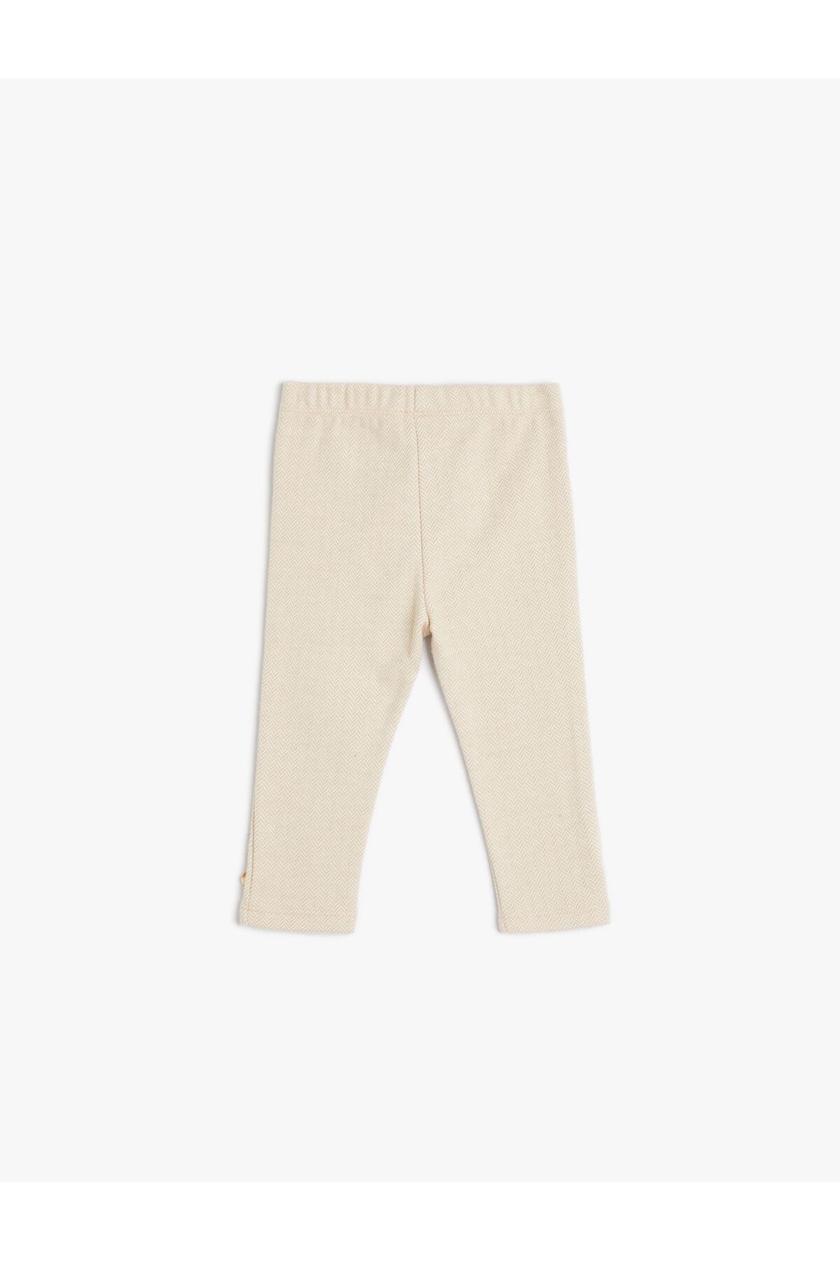 Koton-Tights Button Detailed Soft Textured Elastic Waist 2