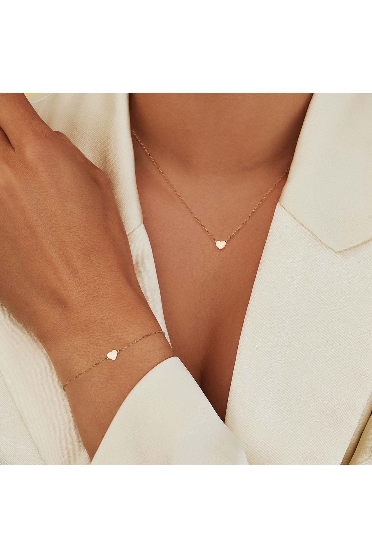 Isabel Bernard-Cadeau D'isabel 14 Karat | Gold Halskette Und Armband Geschenksets Ib90062 3