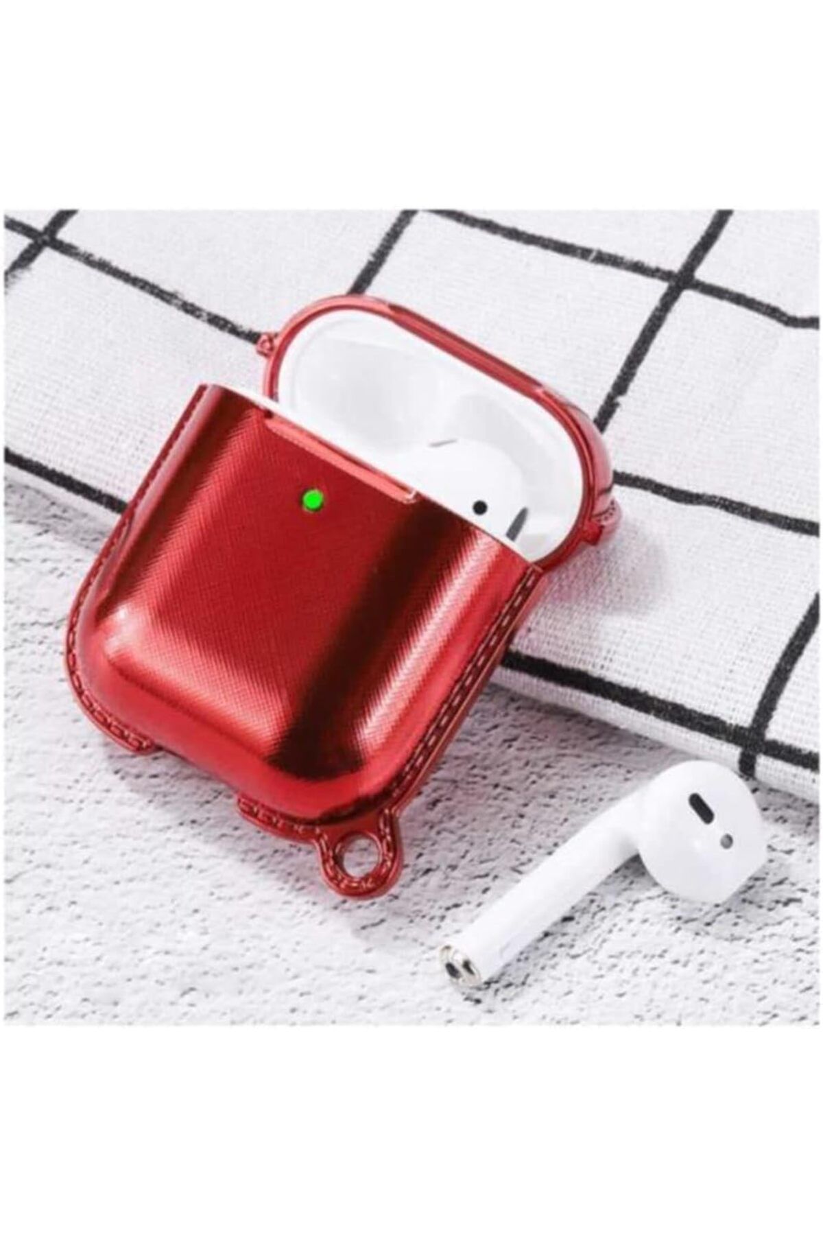 STOREMAX Sbl Electroplate AirPods Kılıf, Kırmızı SBLShp 1064356