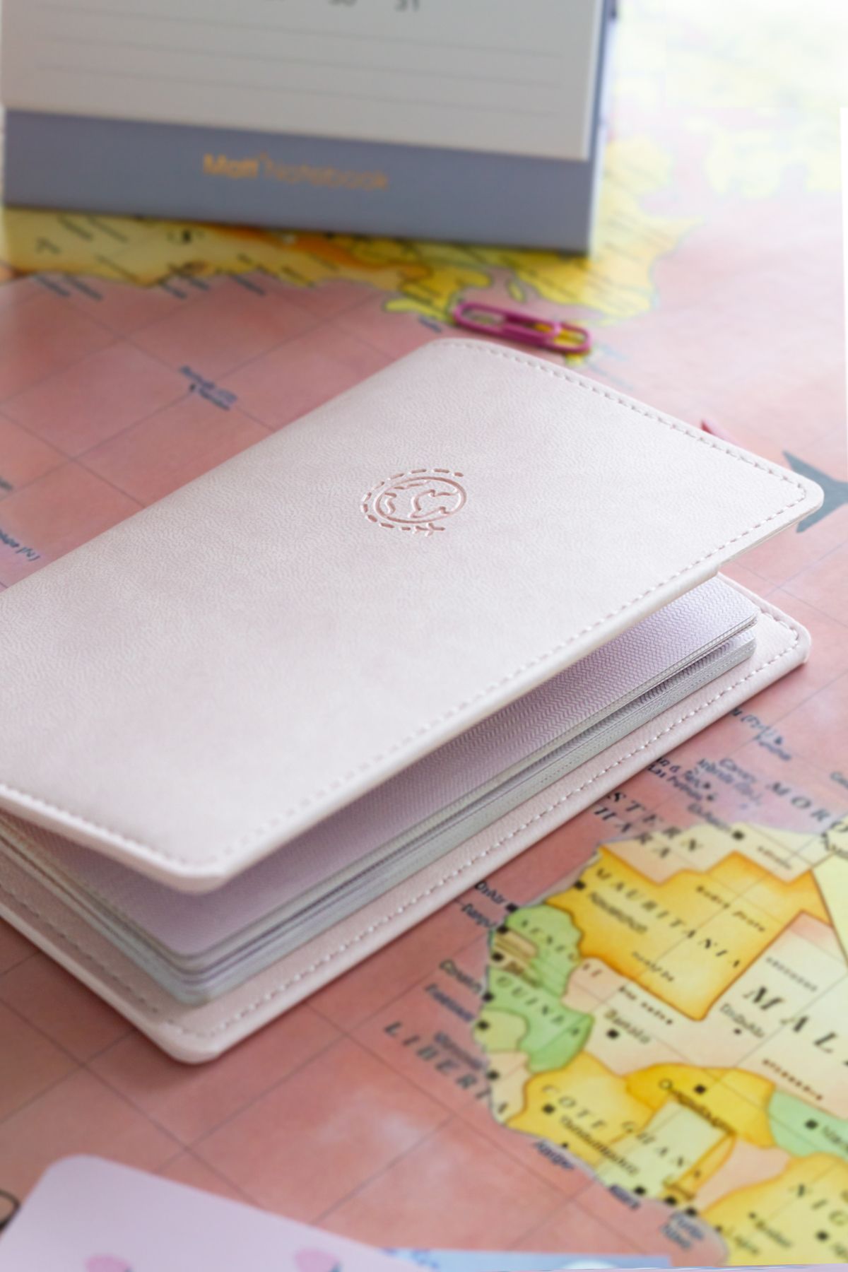Matt Notebook-Passport Cover Pink 3
