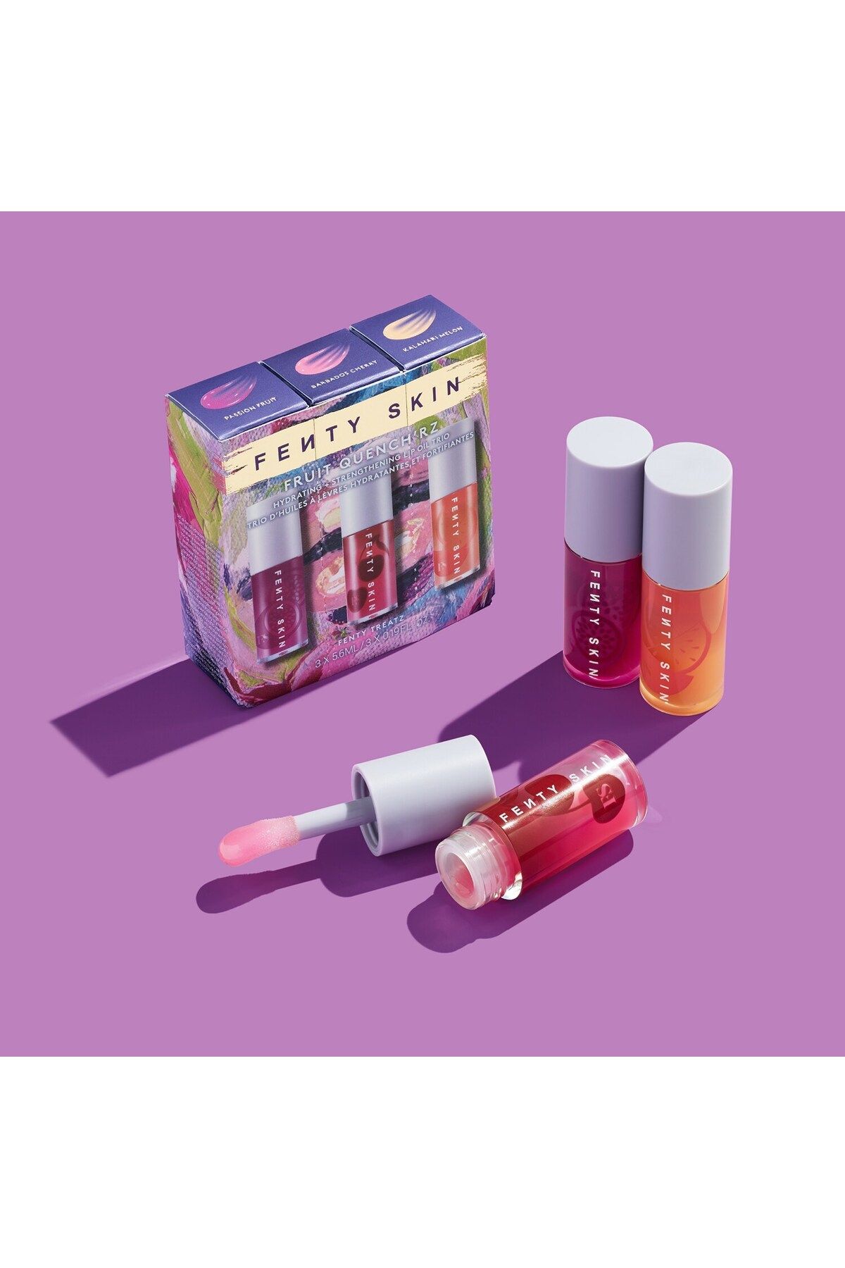 Fenty Skin-Fruit Quench'Rz - Moisturizing and Strengthening Lip Oil Triple 2