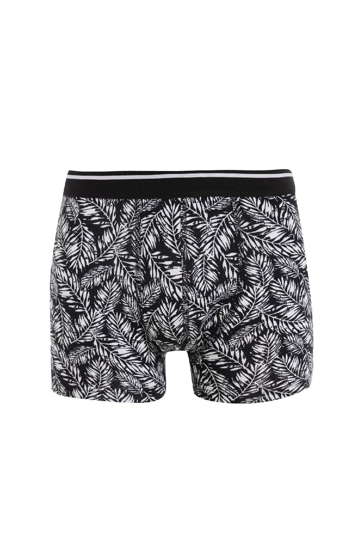 DeFacto-Regular Fit Patterned 3-Piece Boxers B0577Ax24Wn 6