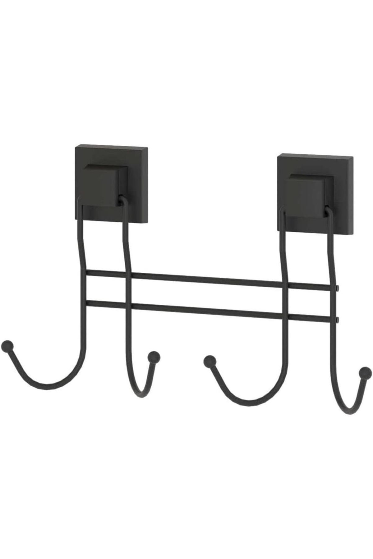 KYCBABY-Easyfıx Black Drill - 4 Quadruple Hanger, Adhesive, No Drilling Screws! Ef252 Kycshp 471408 1