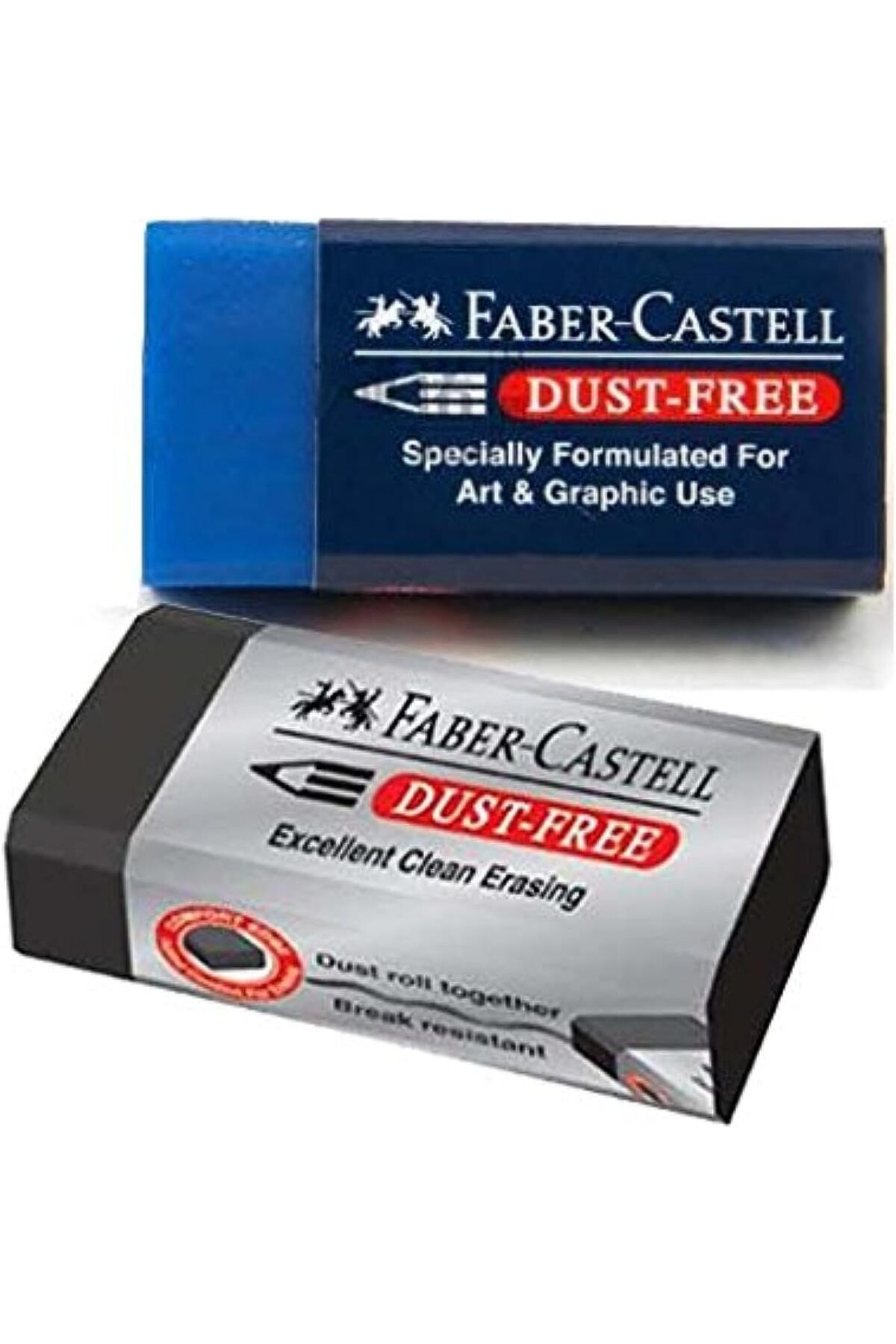 STOREMAX 2 Combination of Pencil Erasers, DUST FREE (Excellent clean erasing and Specially Formulated for Ar