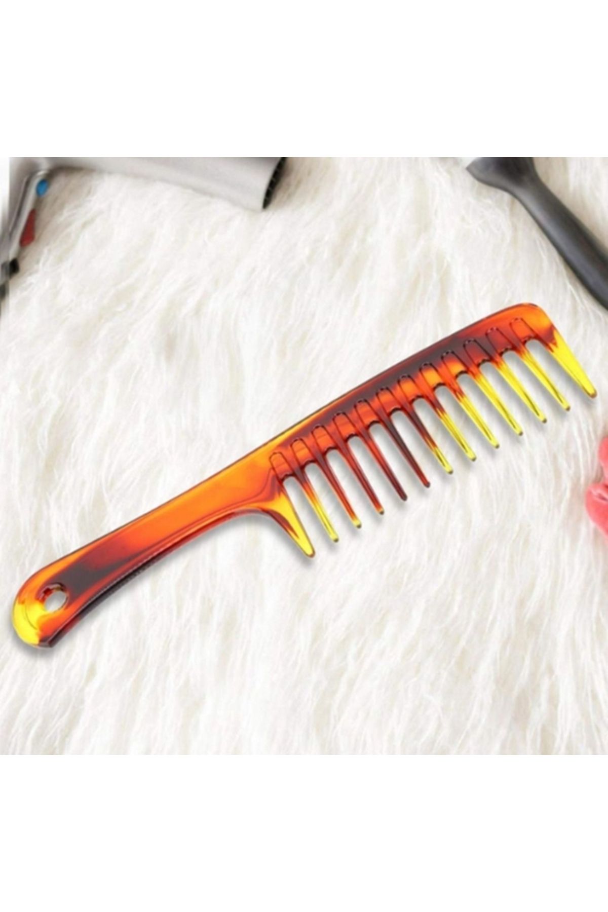 gaman-Antistatic Hair Lightening Comb Wide Toothed Hair Comb Custom Colors 3