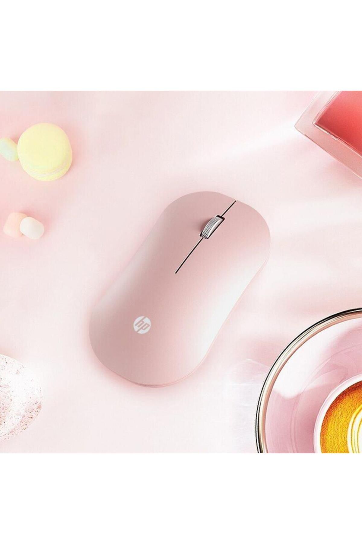 Dm10 2,4ghz Bluetooth Wireless Kablosuz Sessiz Mouse Pembe - 5