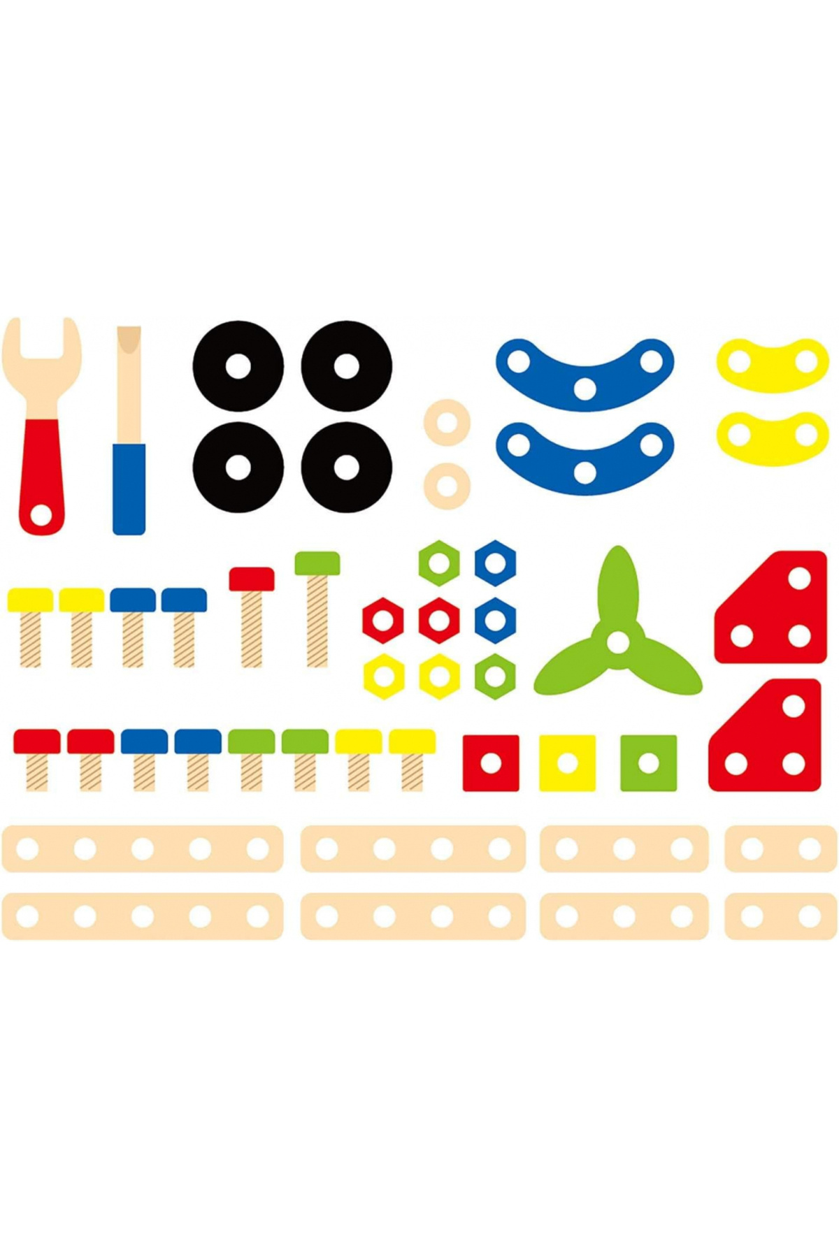 Viga-Constrcution Block Set - 48 Pcs 4