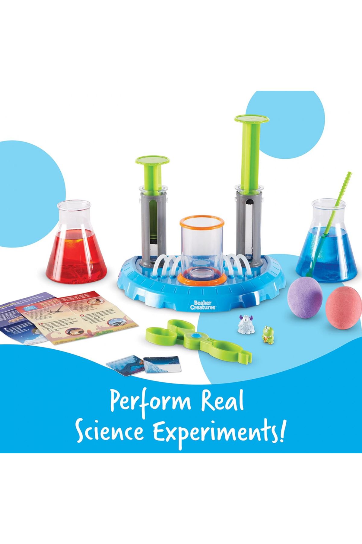 Learning Resources-Beaker Creatures Liquid Reactor Super Lab Set-LER3813 4