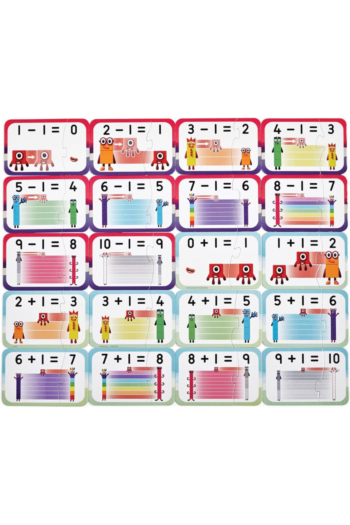 Learning Resources-Numberblocks Adding and Subtracting Puzzle Set-HM95402-UK 2