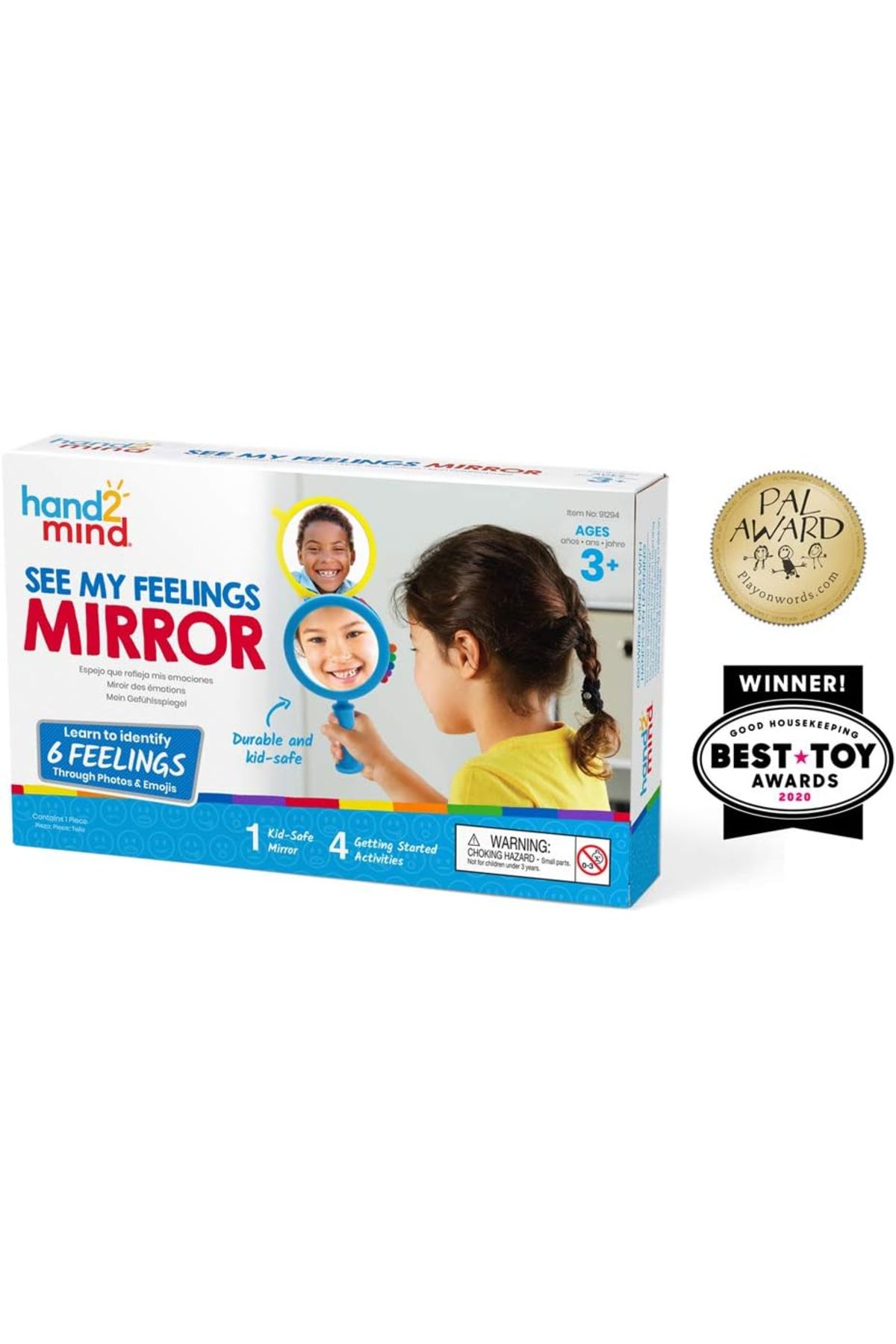 Learning Resources-See My Feelings Mirror, Single Mirror-91294 3
