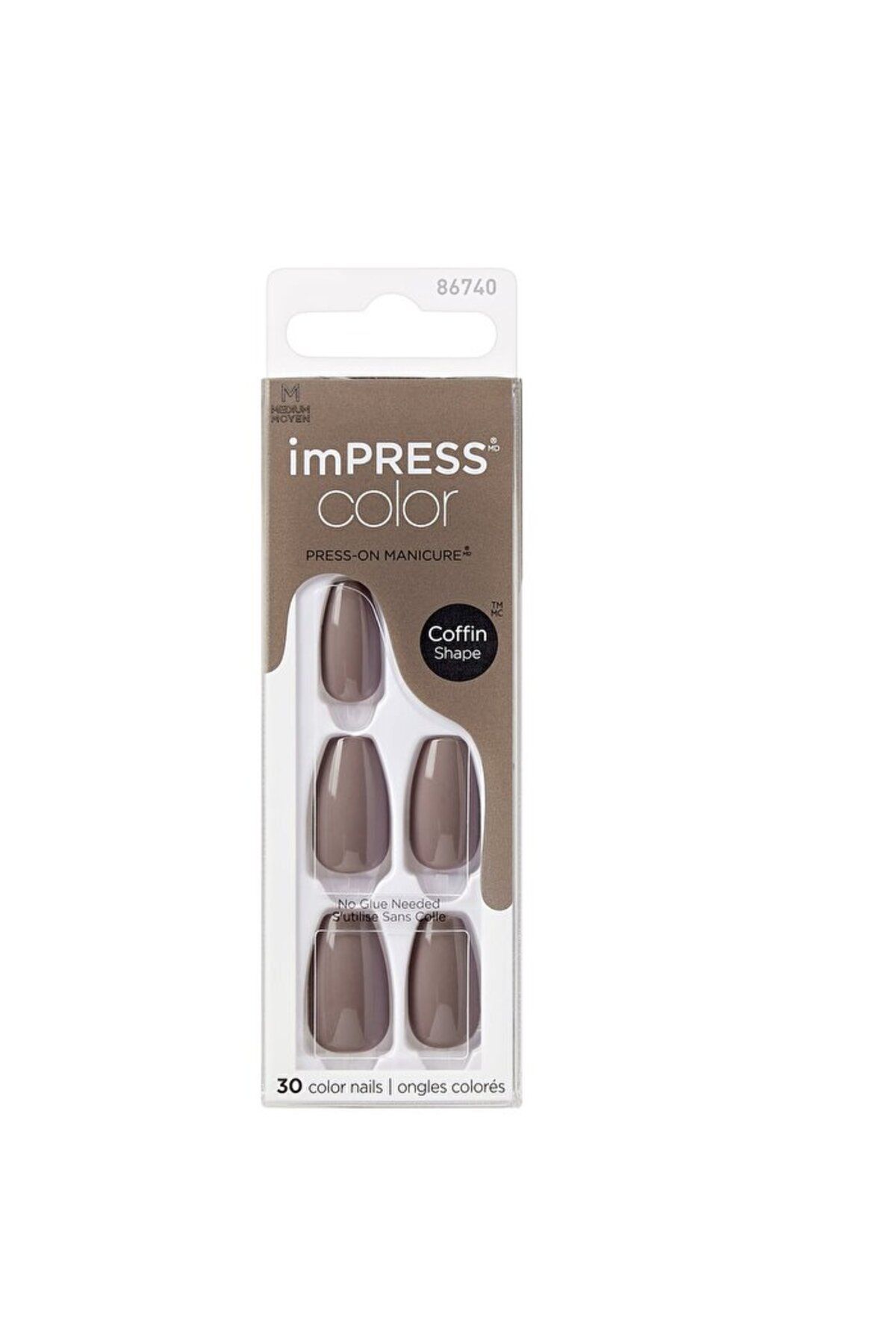 Impress Color Kendinden Yapışkanlı Takma Tırnak Medium - Dusk Till Dawn - 1 Adet