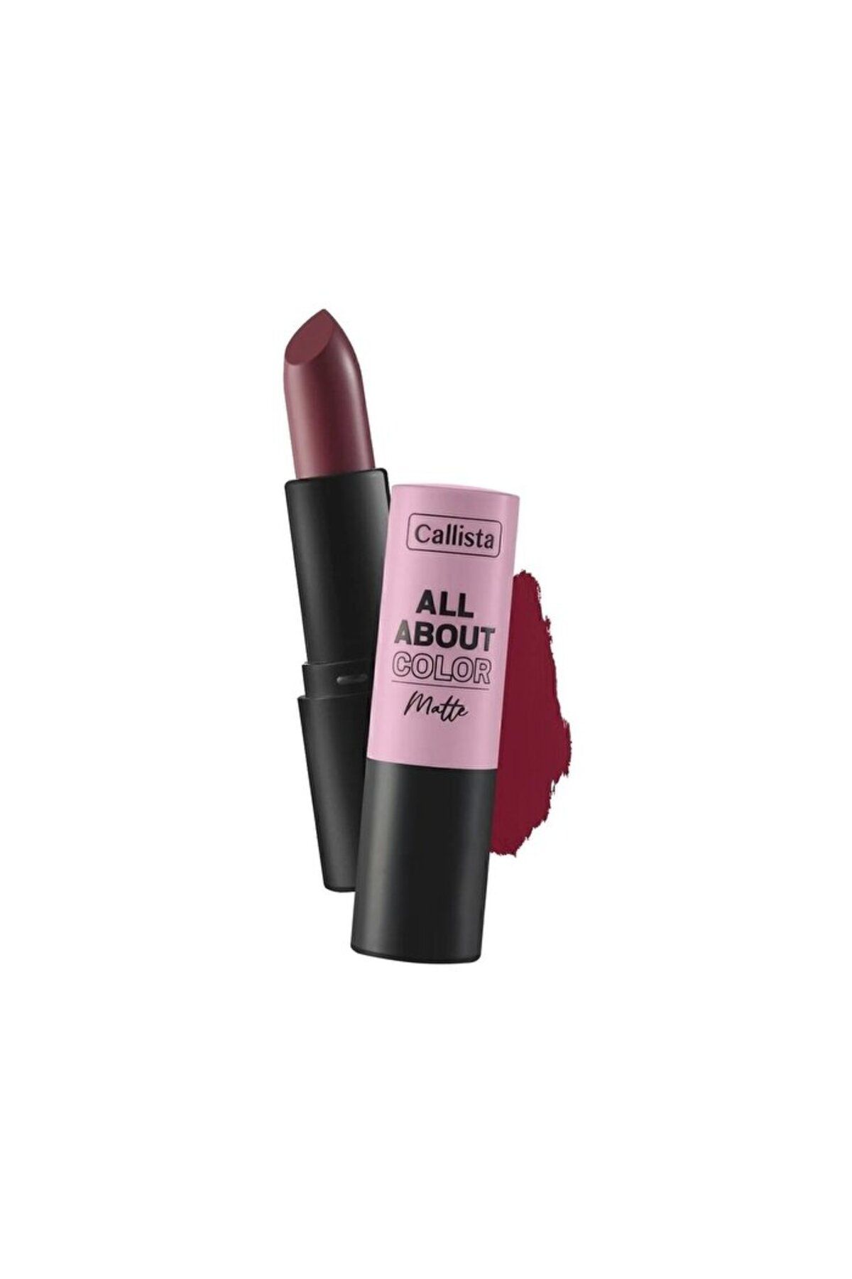 Callista All About Color Lipstick Mat Görünümlü Ruj - No:504 That Rose Bordo - 1 adet