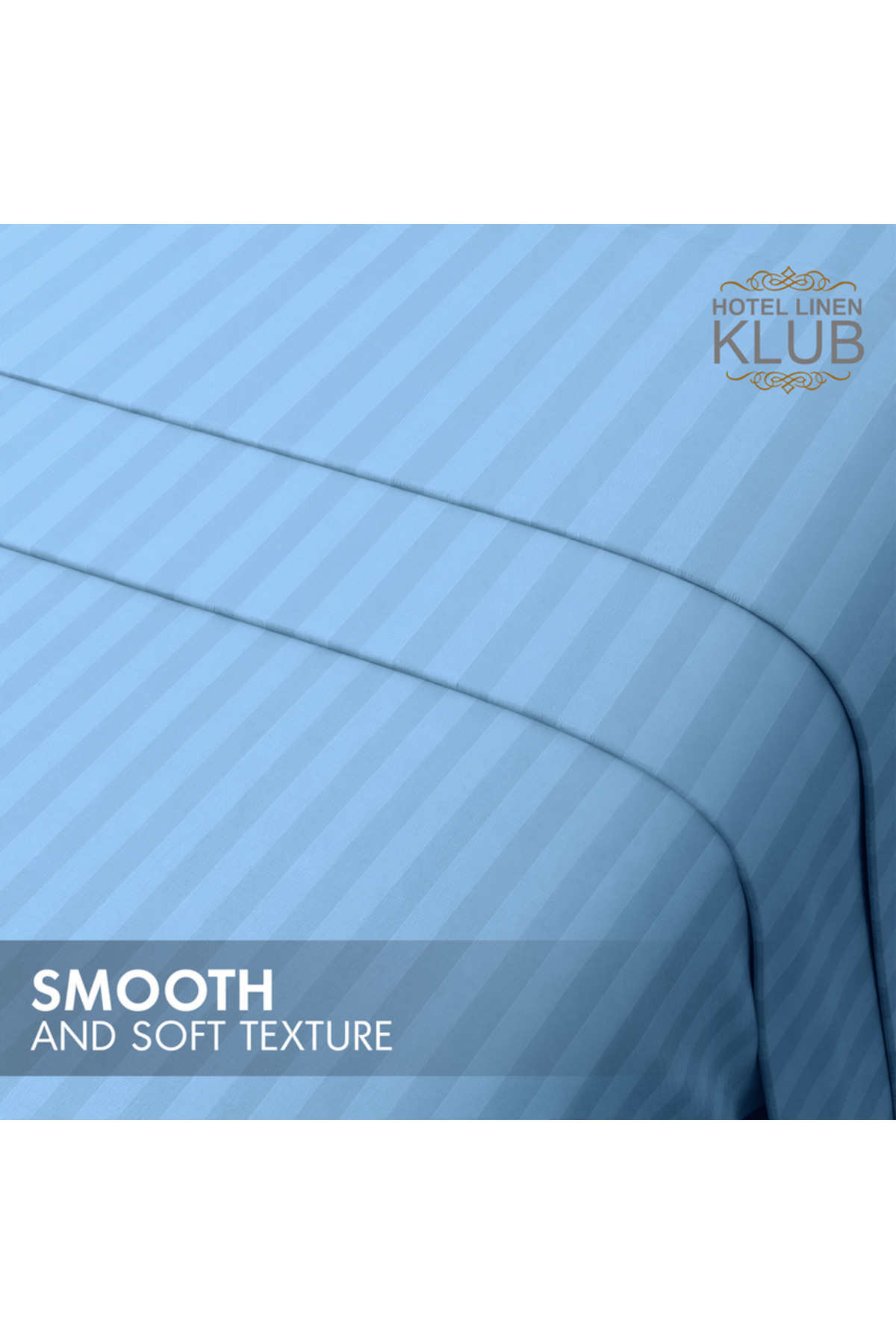 Hotel Linen Klub-Double-Striped Fitted Sheet Set - Premium and Durable Quality, Deep Pocket for a Perfect Fit 4