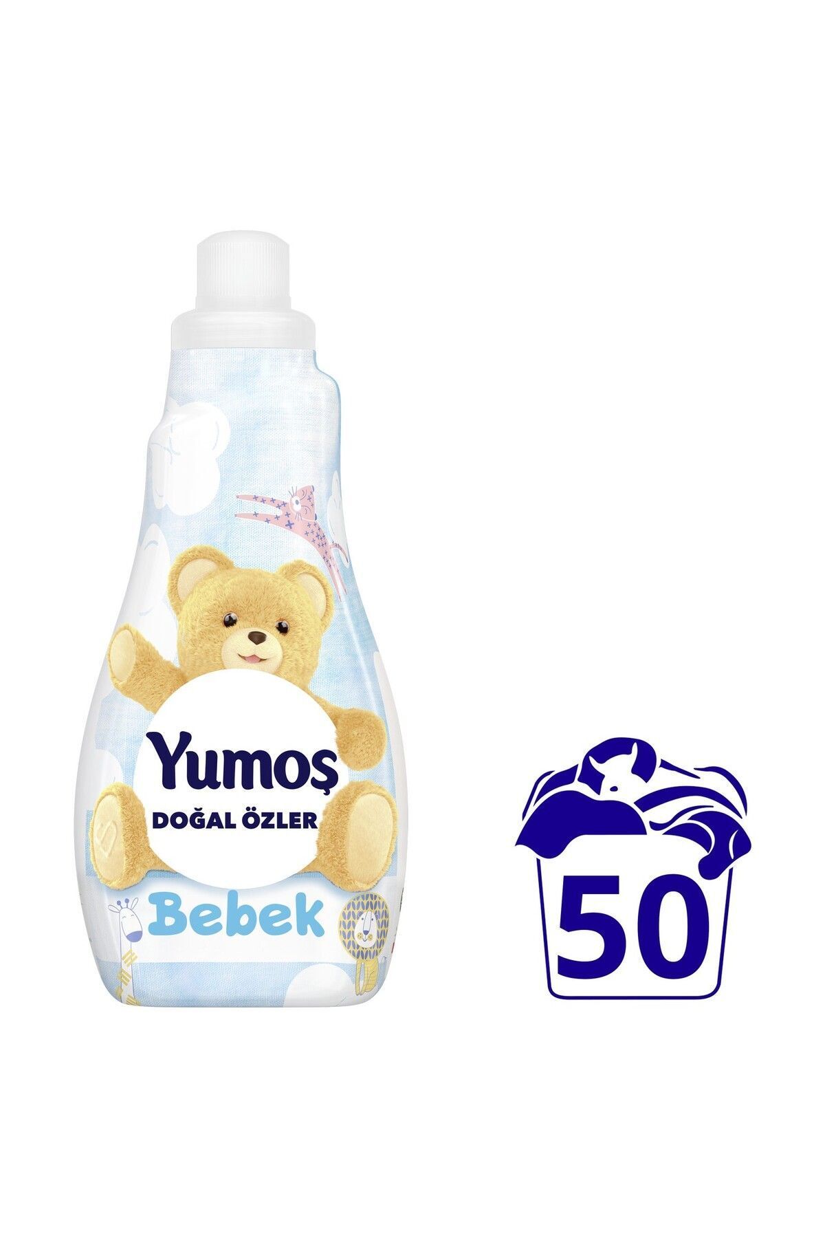 Yumoş Doğal Özler Konsantre Çamaşır Yumuşatıcısı Bebek 1200 ml 50 Yıkama 1 Adet