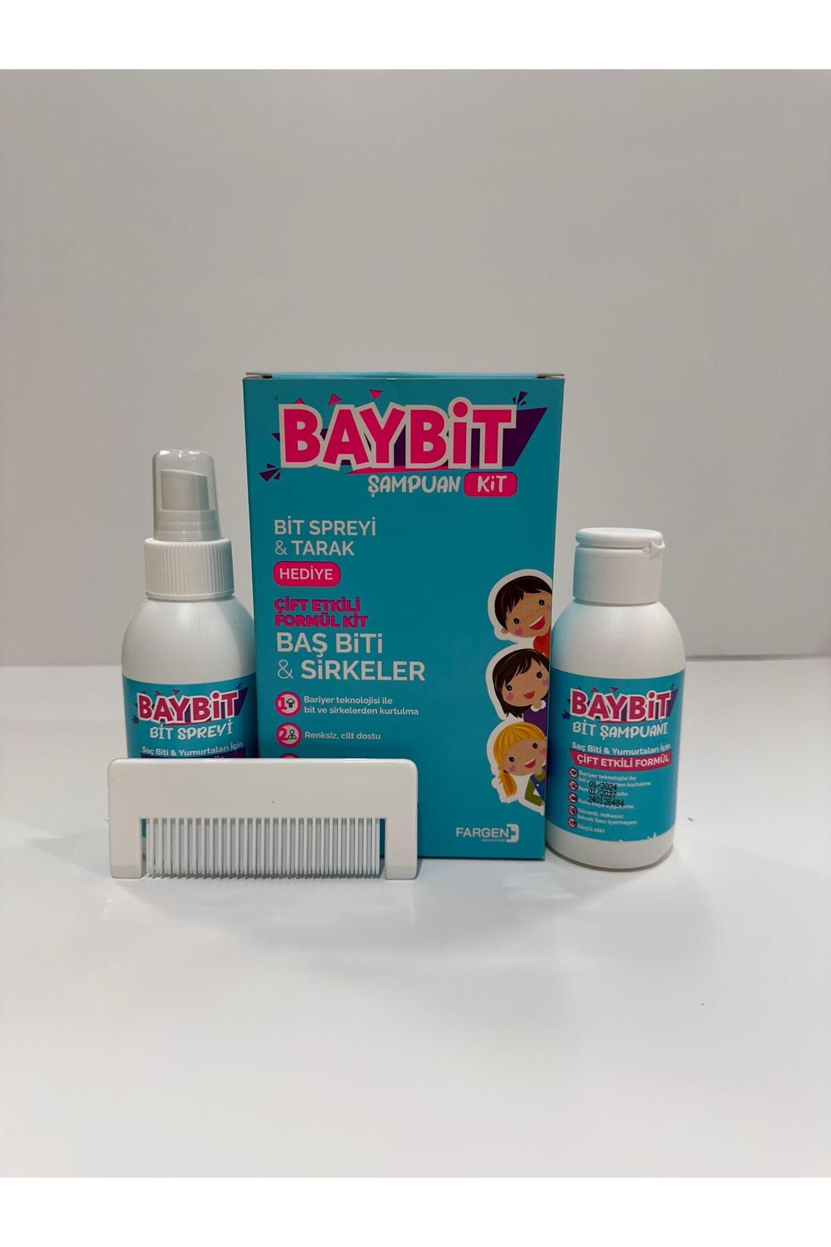 Fargen Sağlık BAYBİT BİT ŞAMPUANI100ML+100 ML SPREY+ PLASTİK TARAK