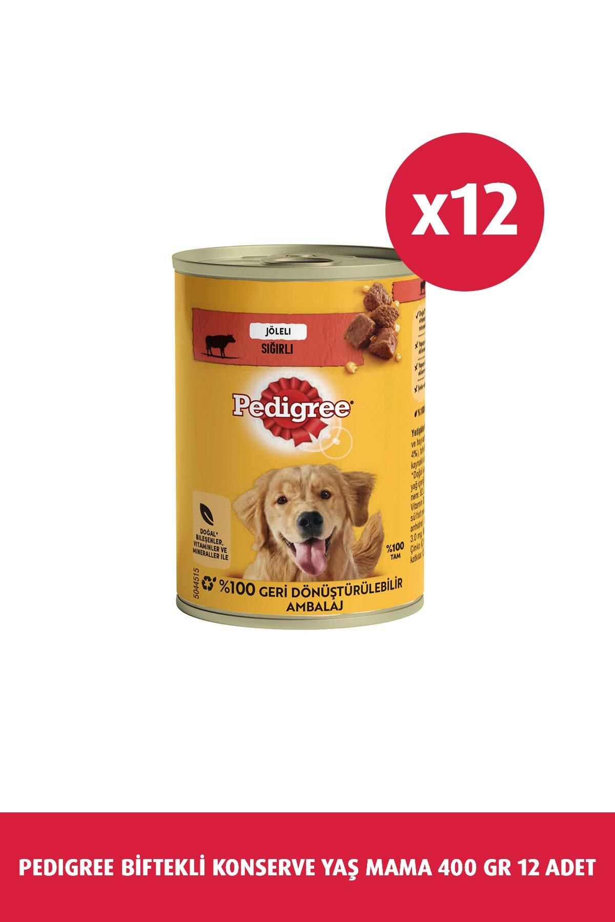 Pedigree Sığırlı Konserve Yaş Mama 400 G 12X