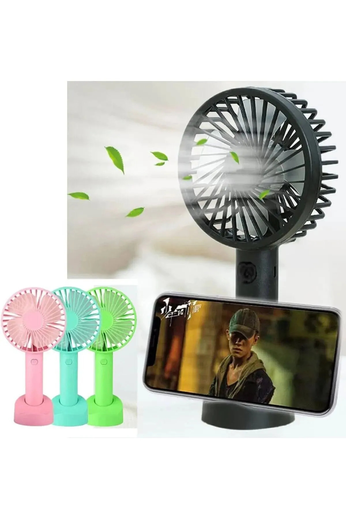 MASLİNG Premium Cep Boyu Sessiz Taşınabilir Mini Fan Usb Şarjlı ...