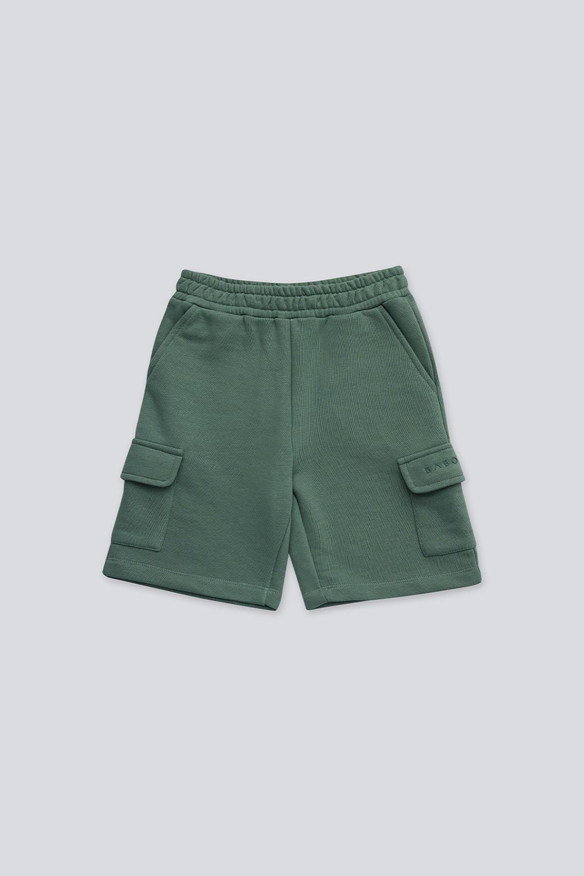 BABOKAH-(KİDS BOY) Boy's Shorts with Cargo Pockets 1