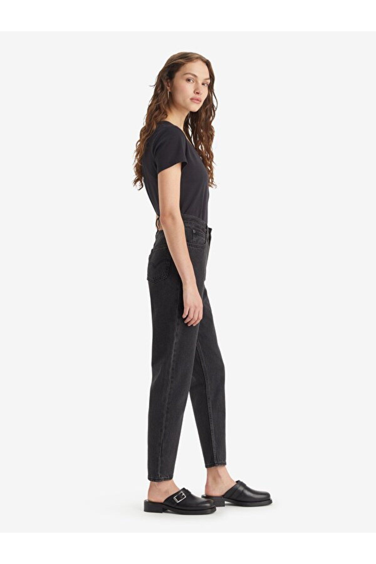 Levi's-Women's Black High Waist 80's Mom Jeans Jeans - A9385-0000 3