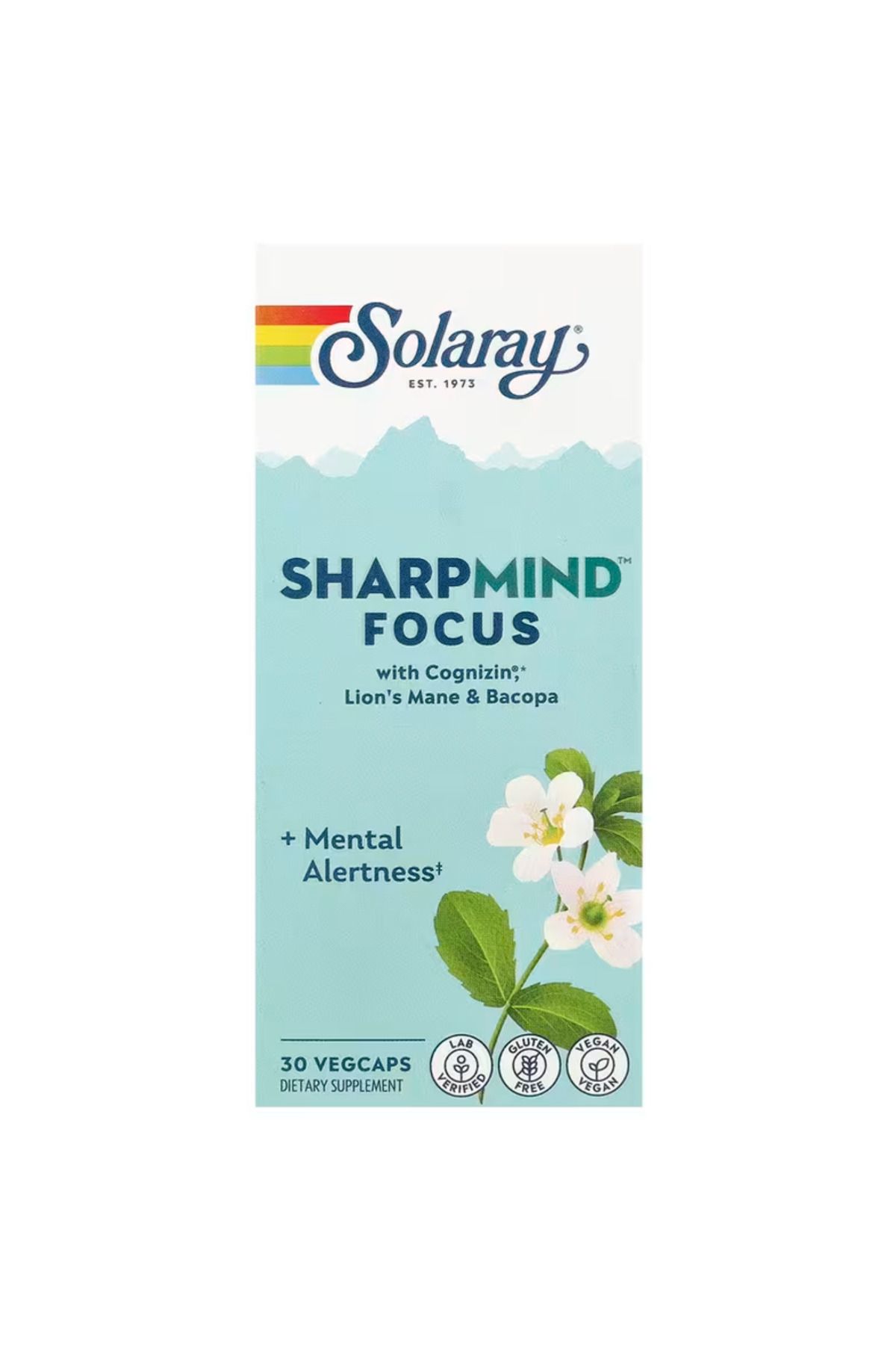 Solaray Sharpmind (cognizin citicoline) Focus, 30 Vegcaps us.menş434