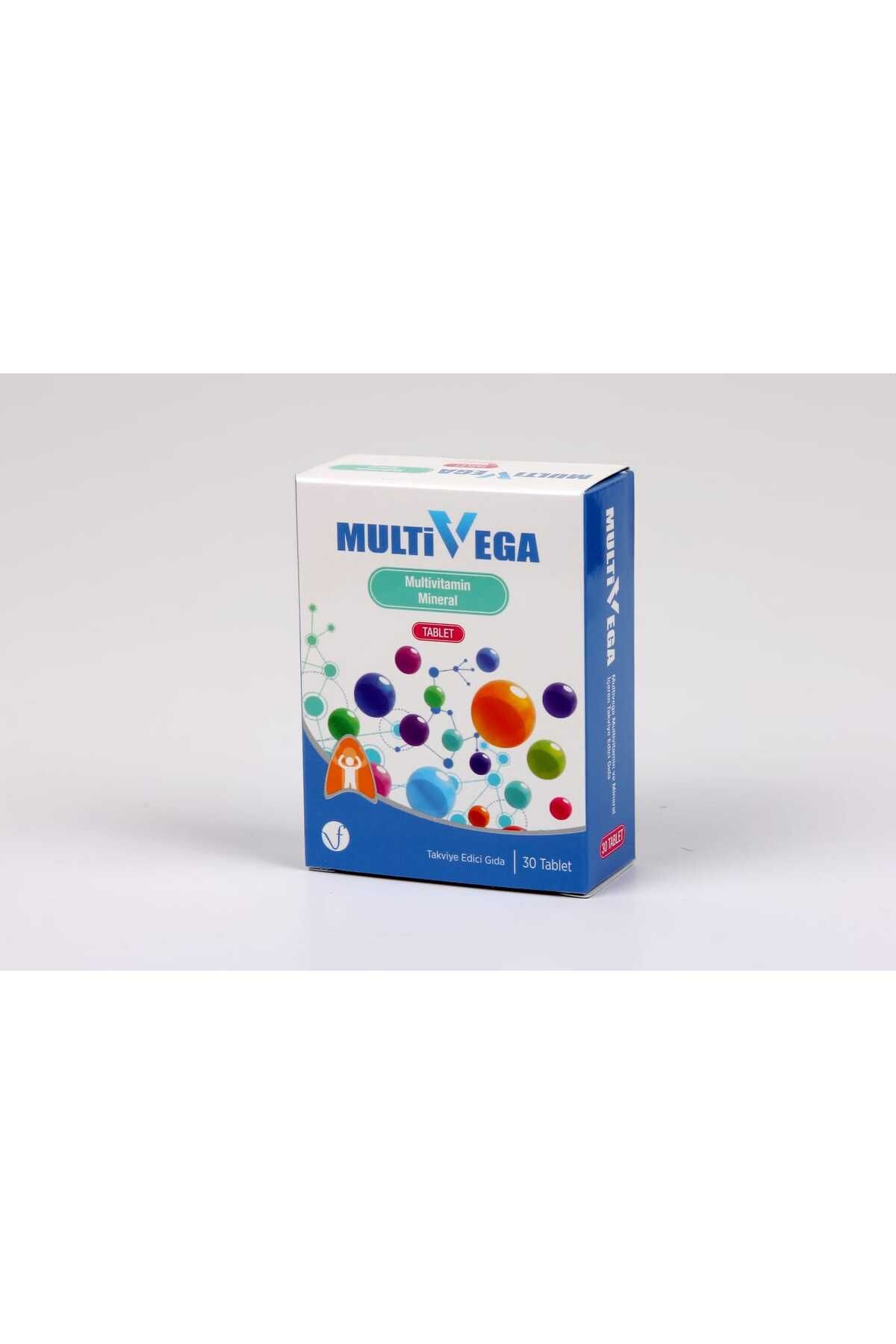 Multivega MULTİVEGA Multivitamin&Mineral 30 Tablet