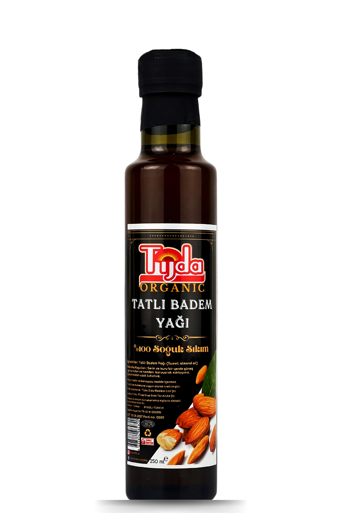Tatlı Badem Yağı ( %100 Soğuk Sıkım ) 250 Ml — TJD-TTLBDM-250ML — تصویر 2 از 2