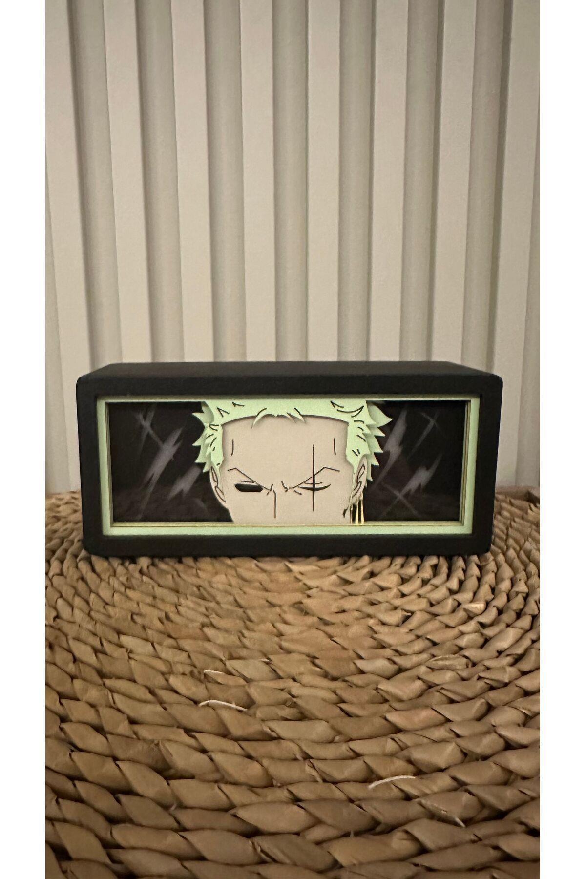 Yubi Design Roronoa Zoro , One Piece - Işık Kutusu, Gölge Kutusu