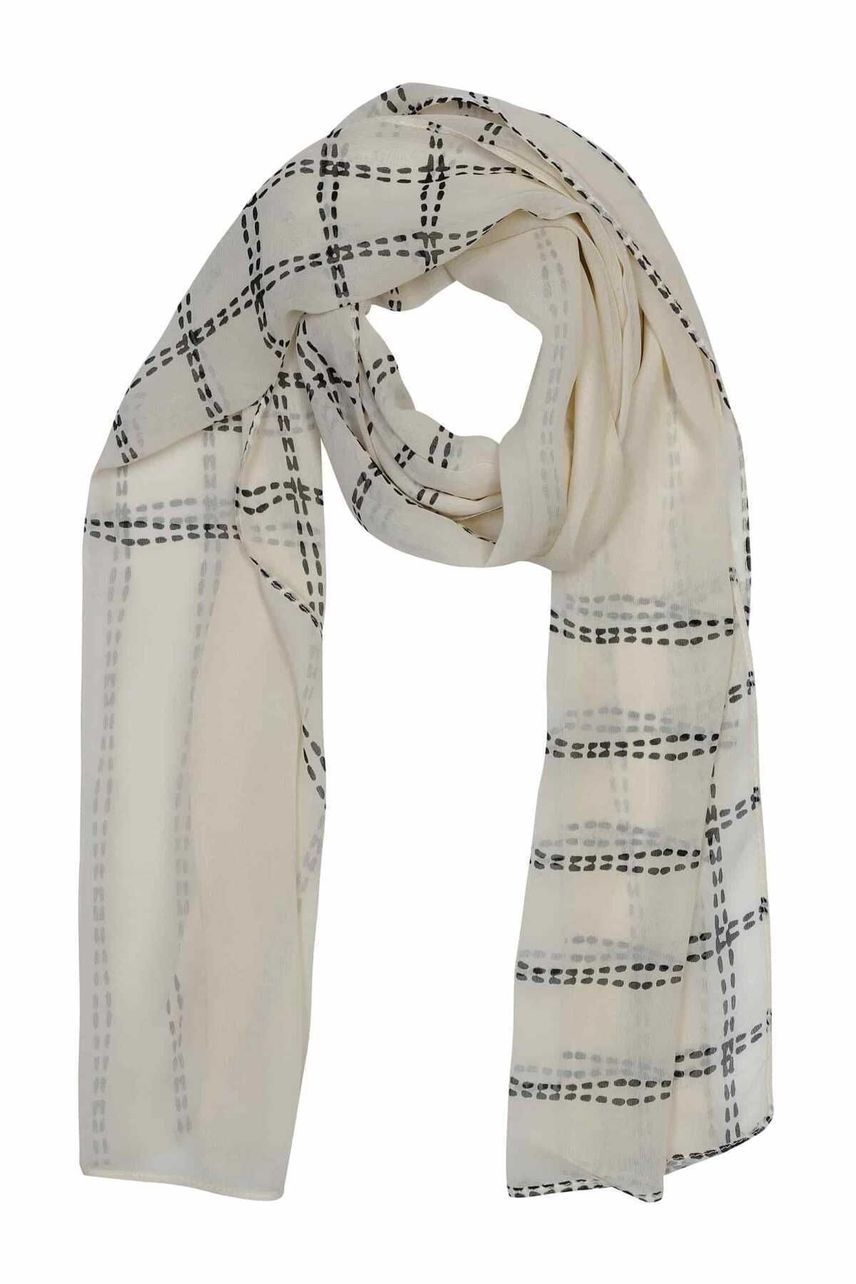 Roman-Patterned Women's Scarf Standard Color Y2284201_089 3