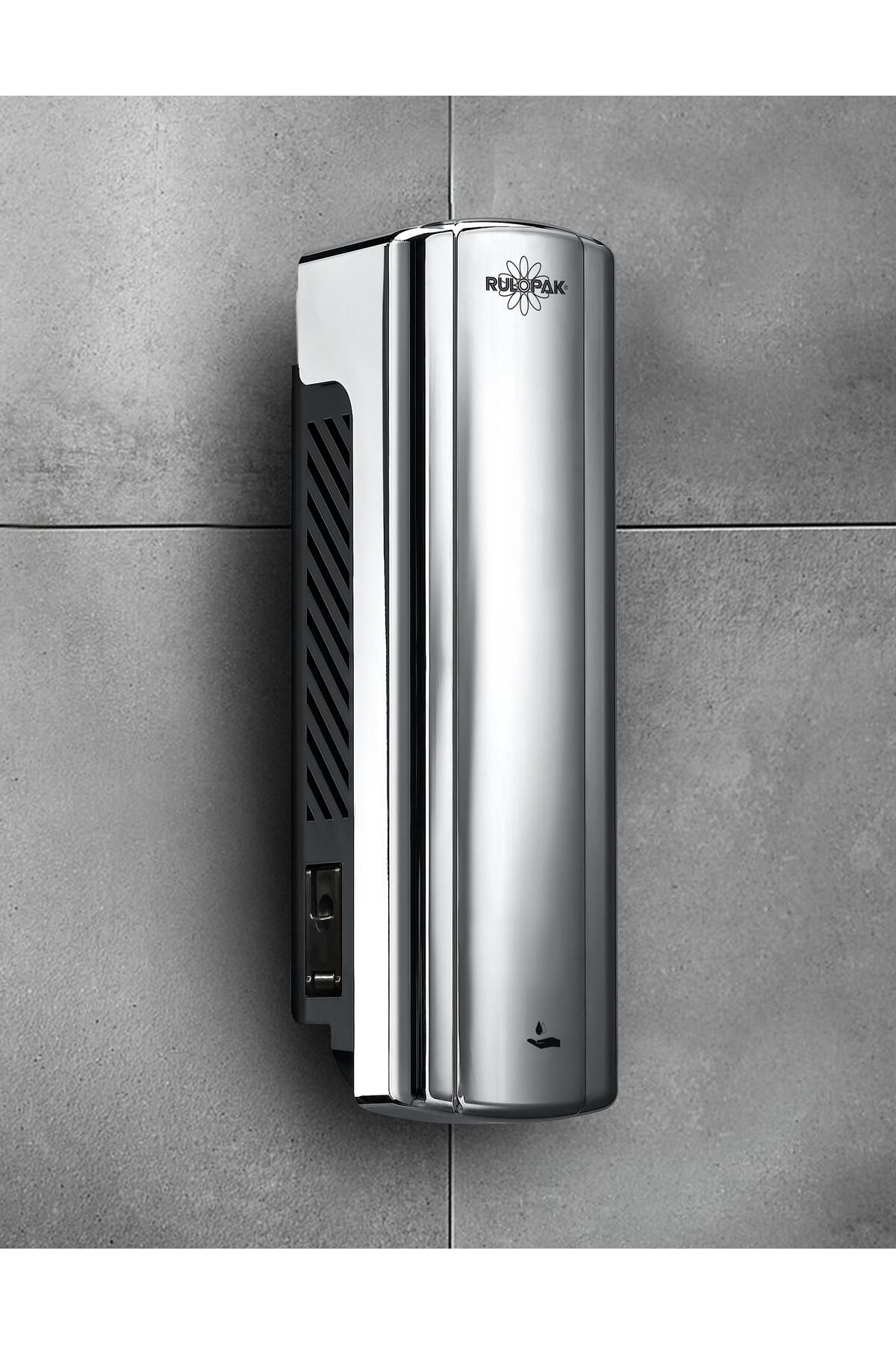 Rulopak-Manual Classic Model Liquid Soap and Shampoo Dispenser 350 ml Chrome 6