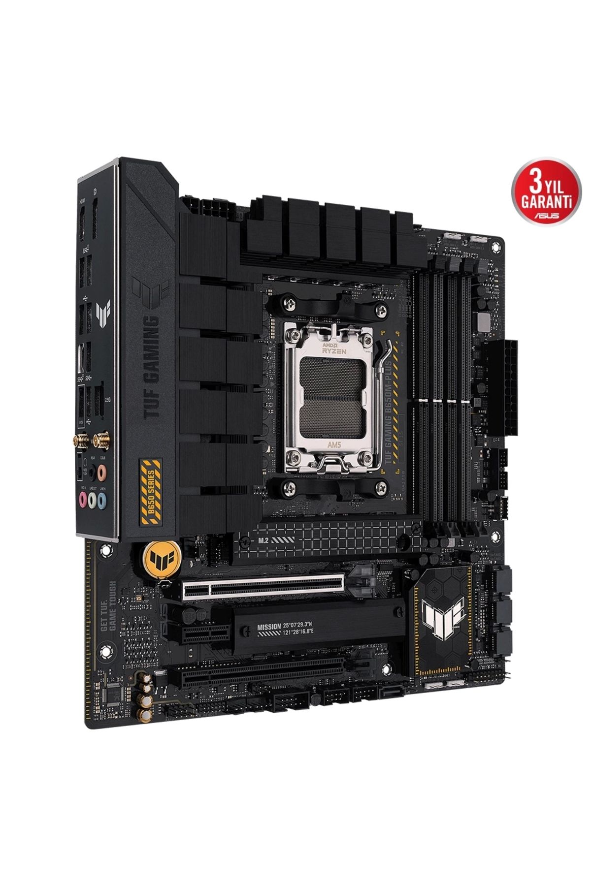 ASUS-Tuf Gaming B650M-Plus Wifi Ddr5 6400Mhz (Oc) Rgb M.2 Am5 Matx Motherboard 4