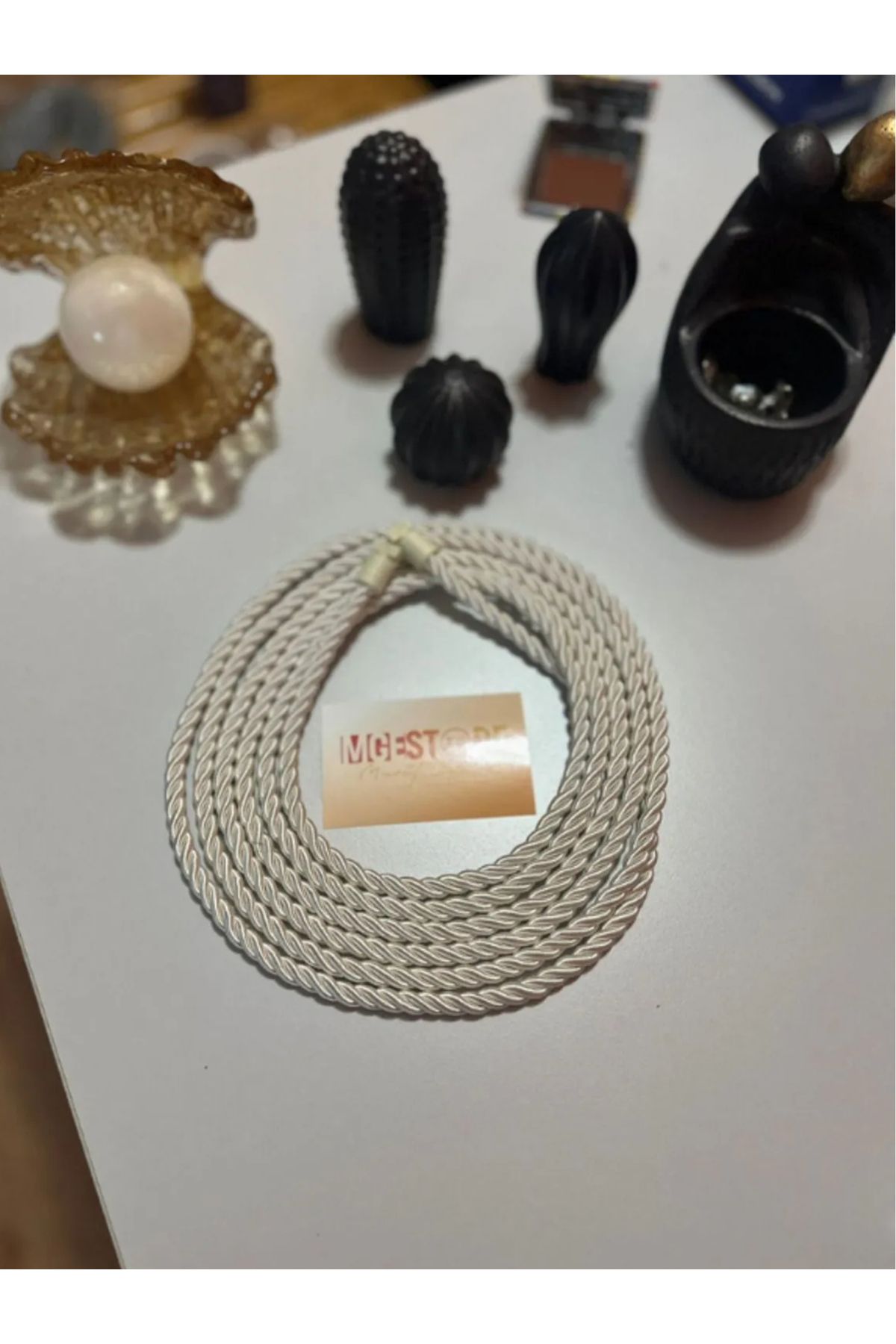MGEStore Aparatură Pentru Snur De Frânghie De Legare Cu Două Piepturi Pentru Perdea De Fundal (2 Bucăți X 3 Metri) - One Size